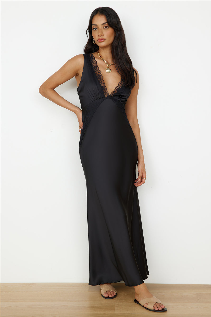 Dreaming Desire Maxi Dress Black-Seaa Fashion