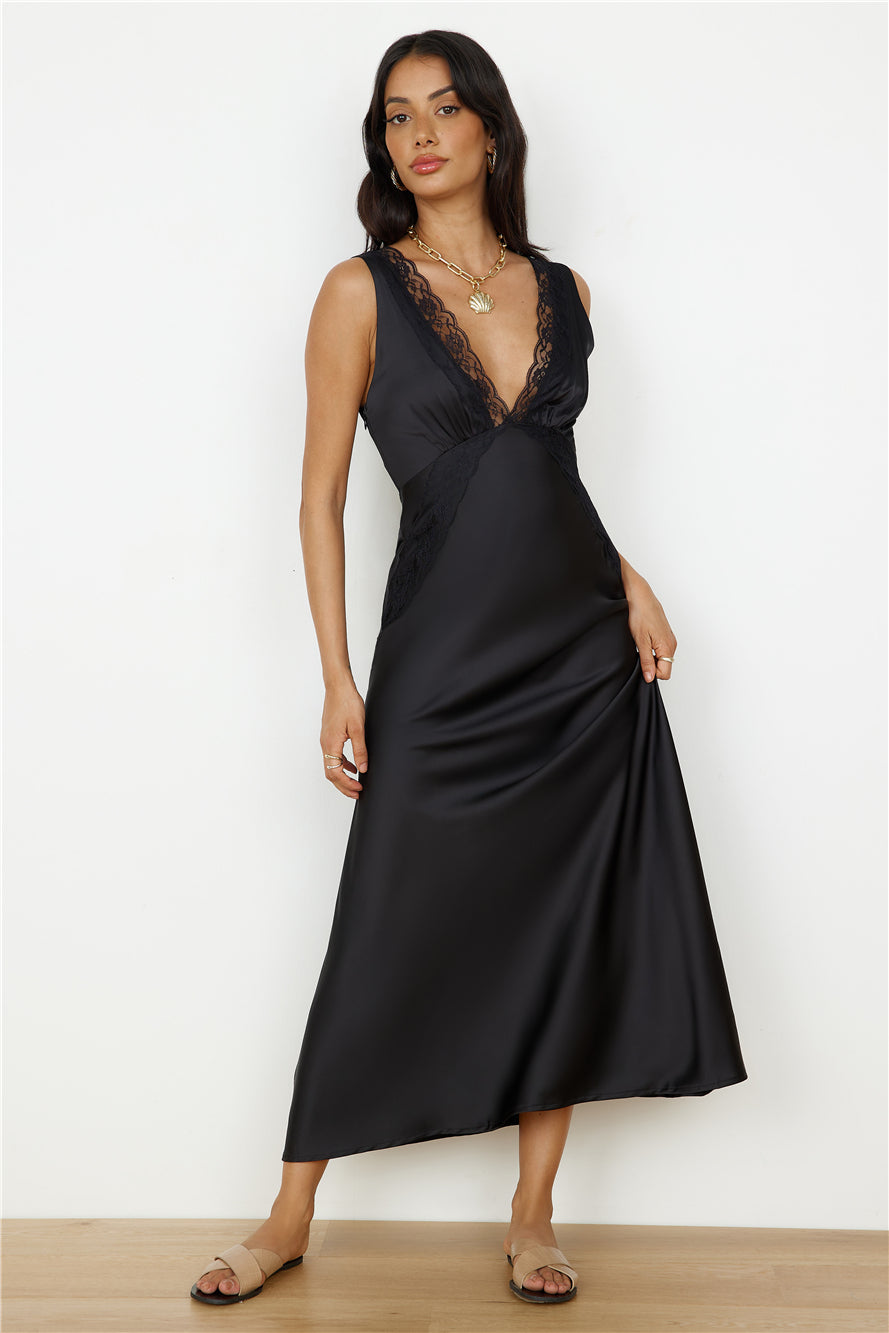 Dreaming Desire Maxi Dress Black-Seaa Fashion