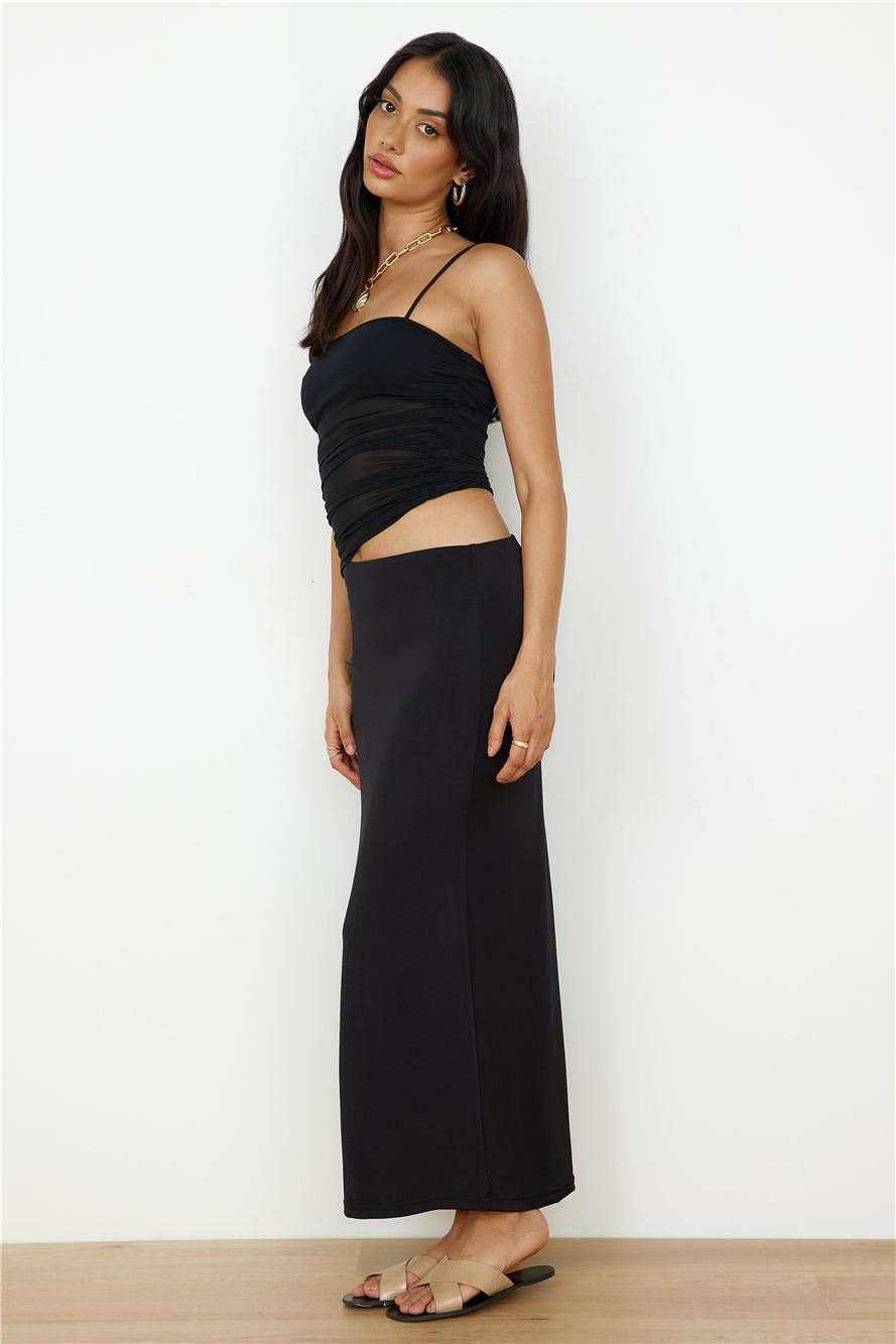Belle Of The Ball Maxi Dress Black-Seaa Fashion