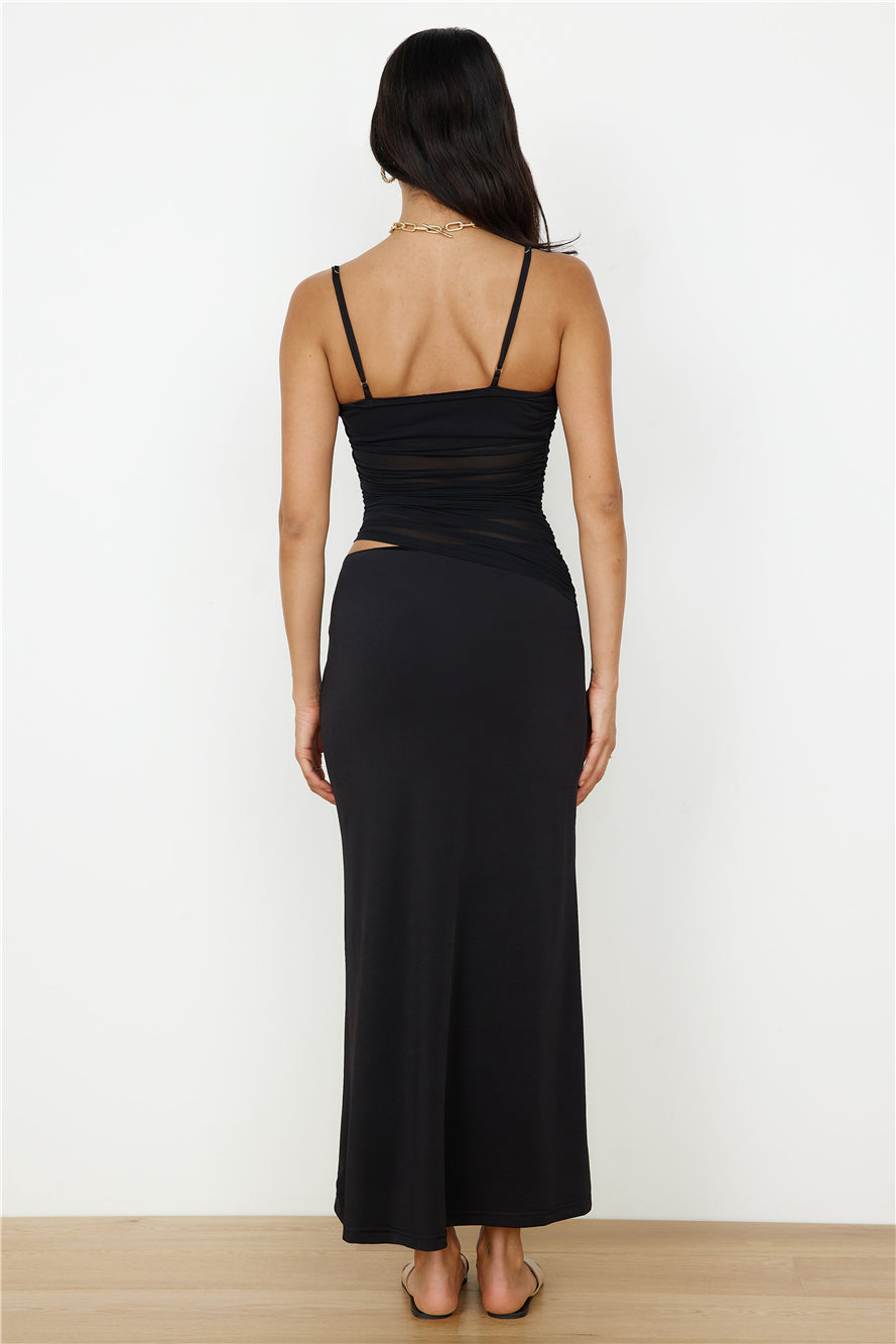 Belle Of The Ball Maxi Dress Black-Seaa Fashion