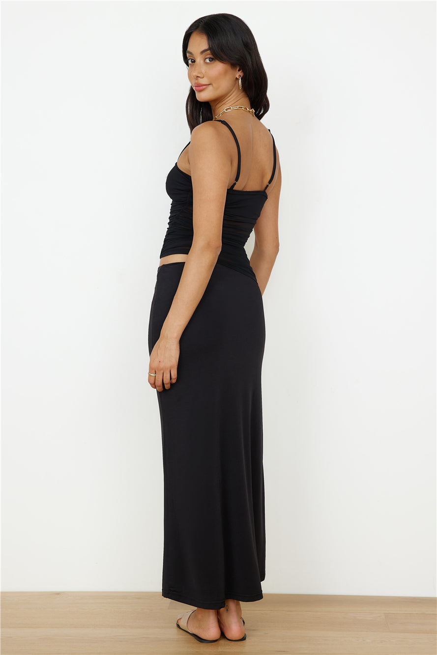 Belle Of The Ball Maxi Dress Black-Seaa Fashion