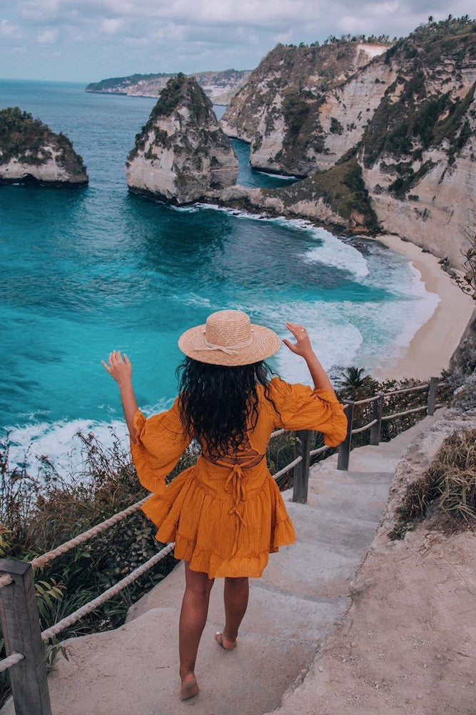 Paradise Cove Dress Mustard-Seaa Fashion