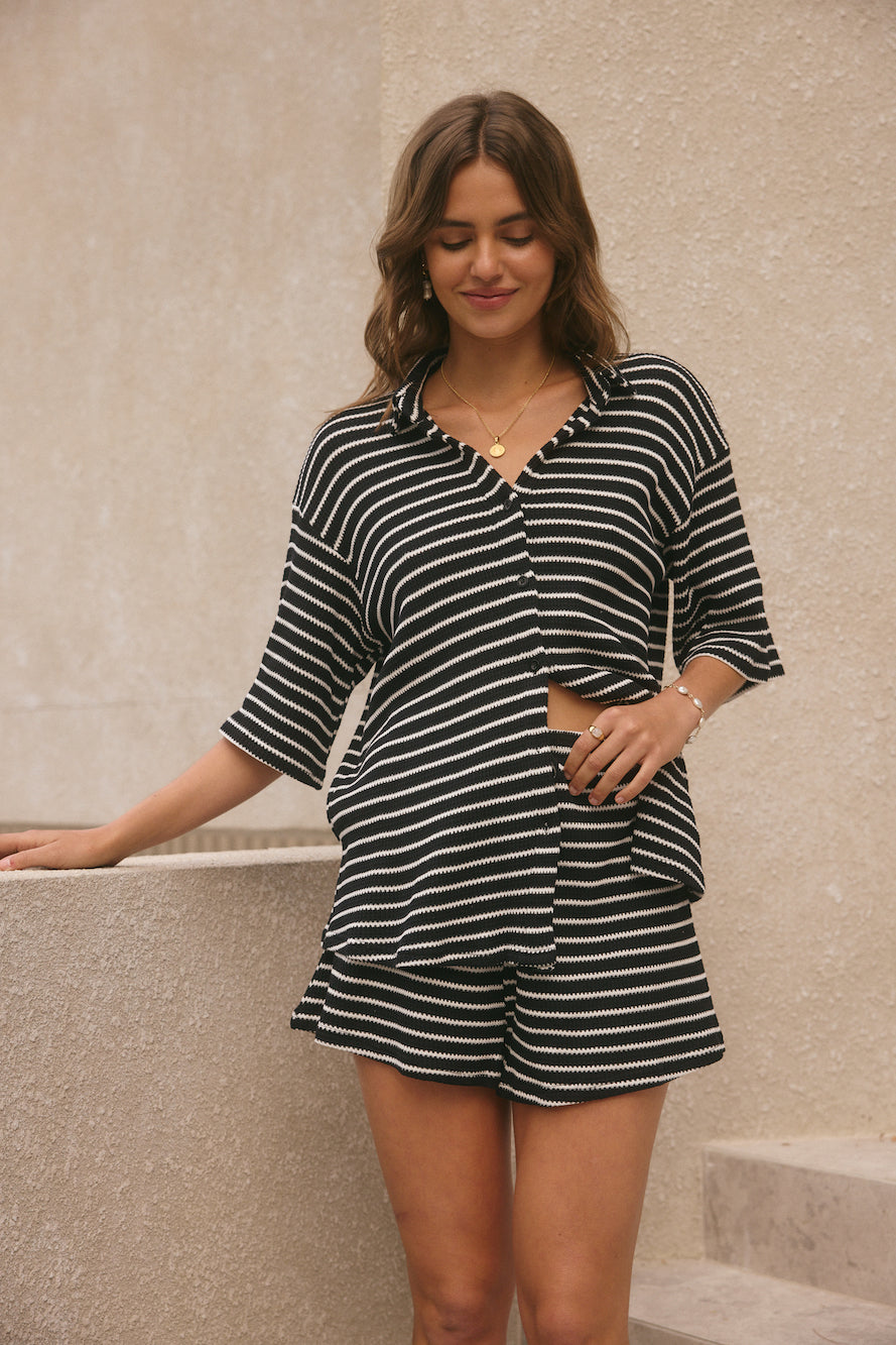 Across Oceans Set Black-Seaa Fashion