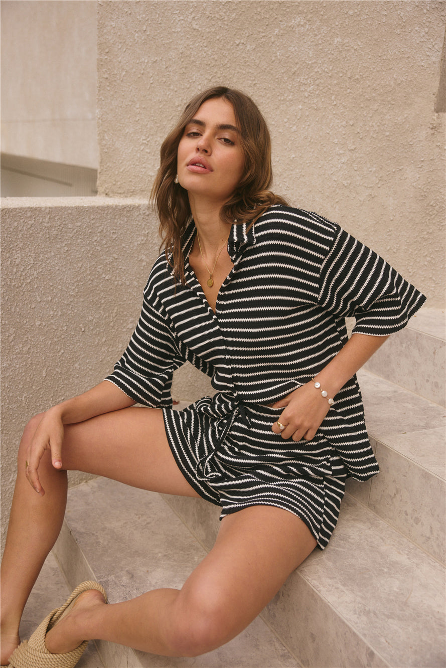 Across Oceans Set Black-Seaa Fashion