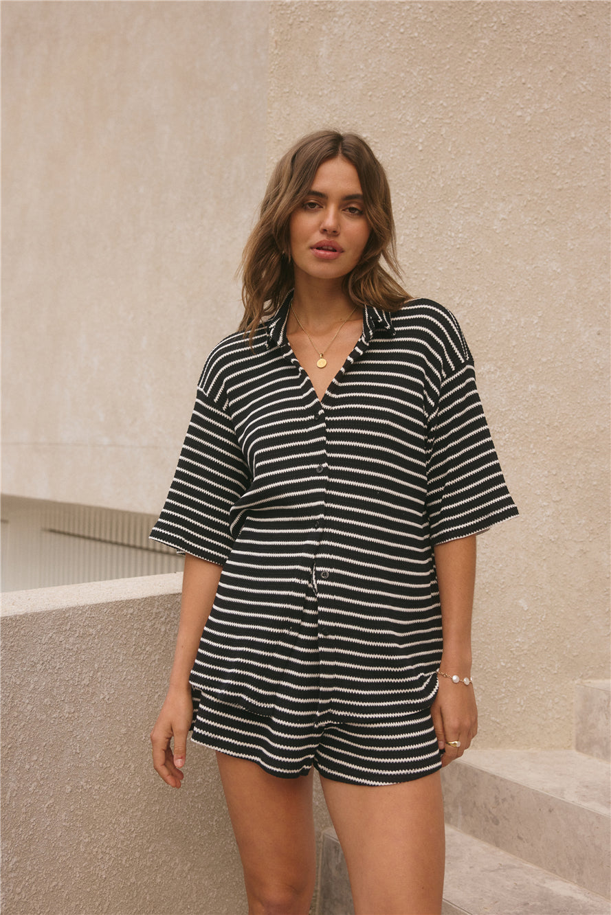 Across Oceans Set Black-Seaa Fashion