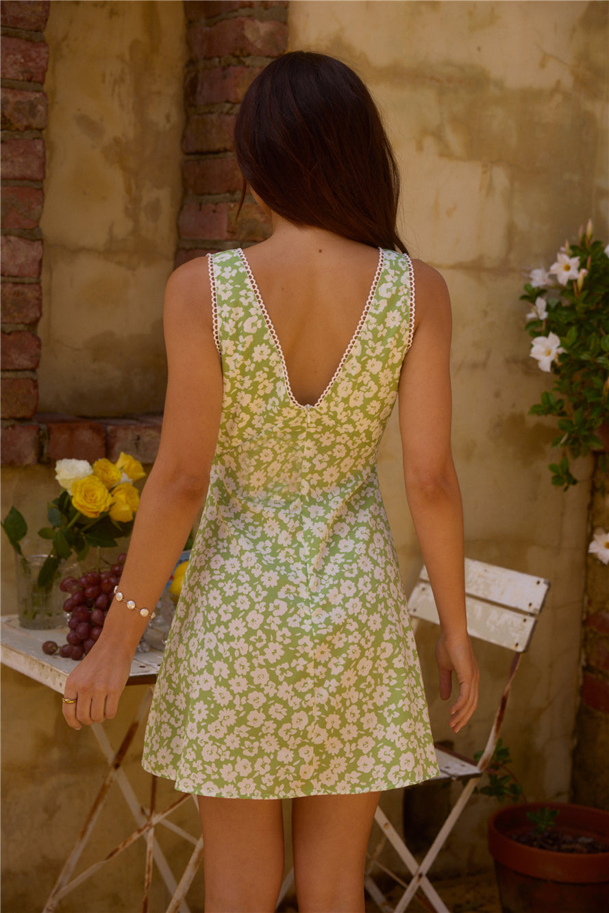 Clover Cove Mini dress Green-Seaa Fashion