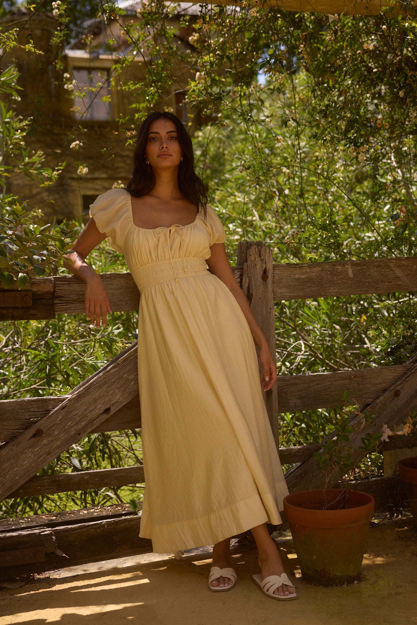 The Sage of Secrets Maxi Dress Yellow -Seaa Fashion