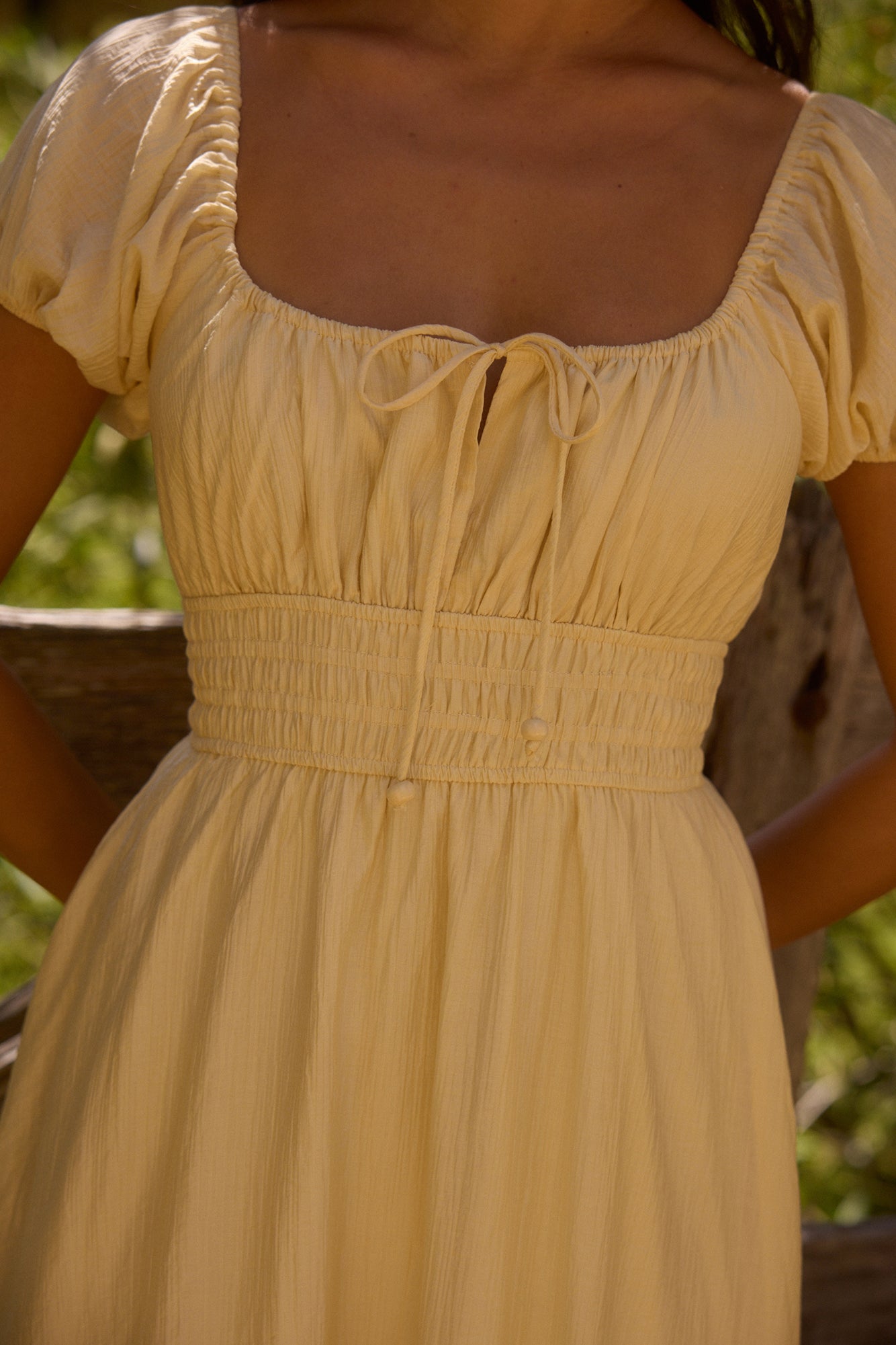 The Sage of Secrets Maxi Dress Yellow -Seaa Fashion