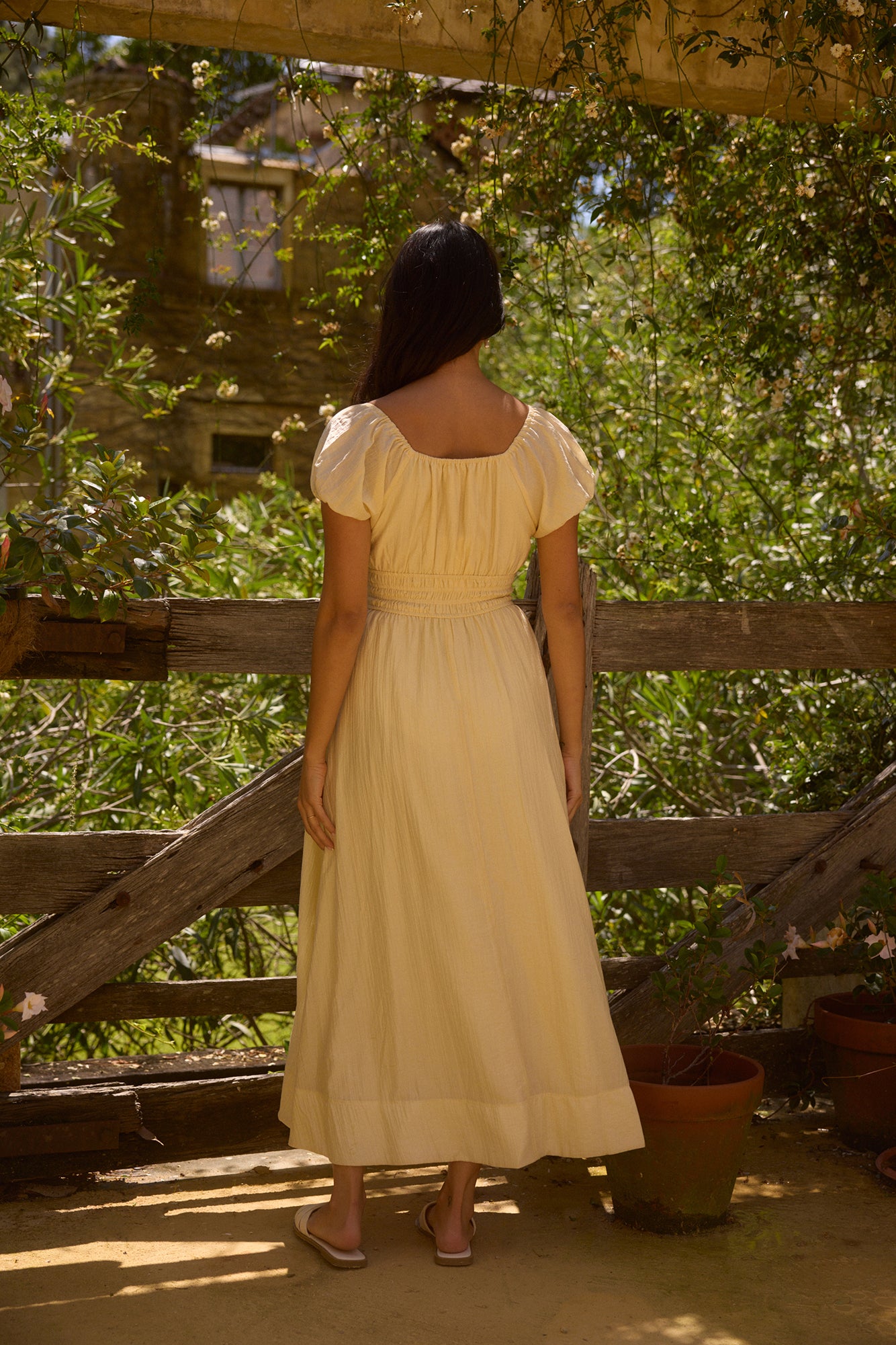 The Sage of Secrets Maxi Dress Yellow -Seaa Fashion