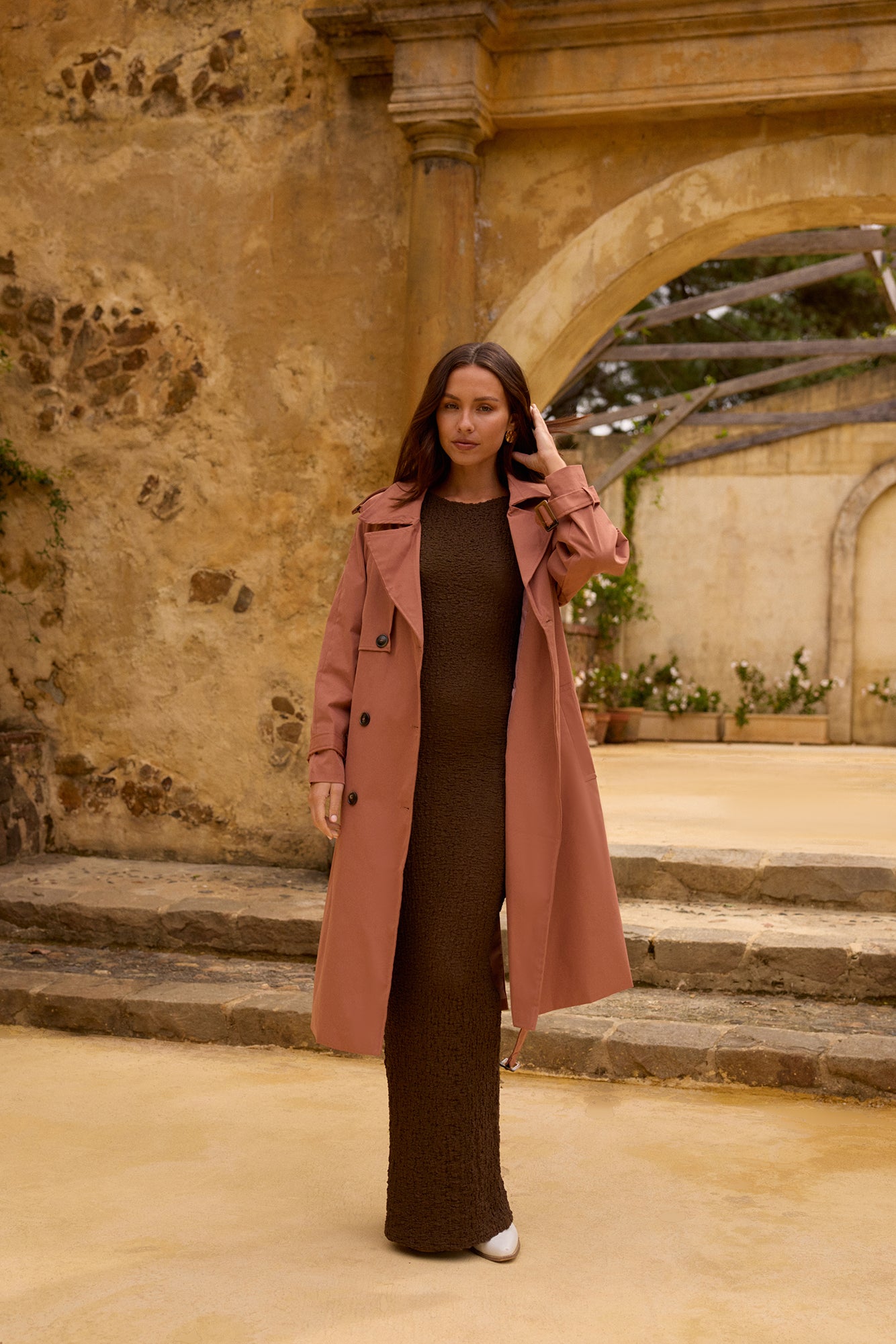 Northern Sun Jacket Rust Brown-Seaa Fashion