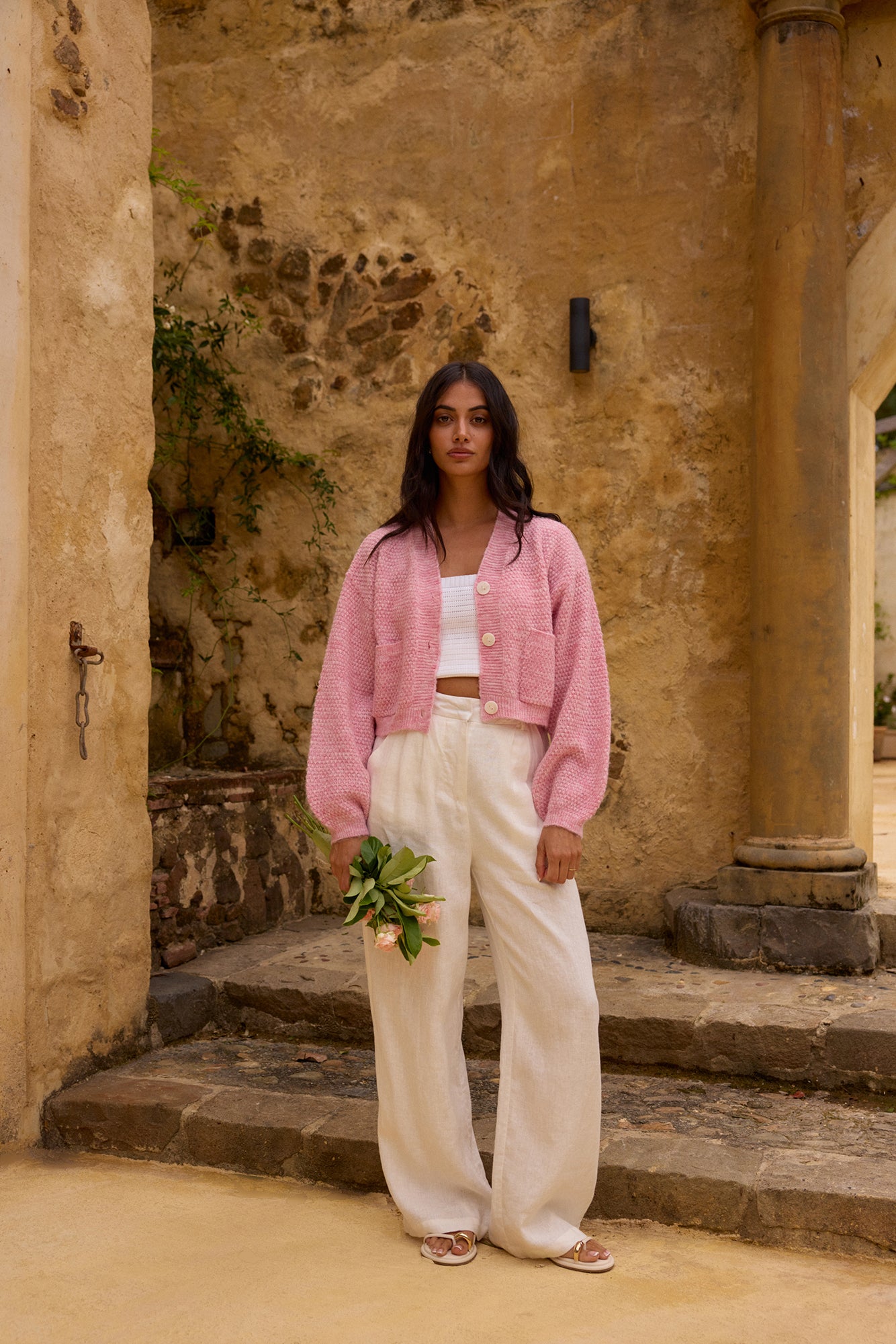 Bayview Cardigan Pink-Seaa Fashion