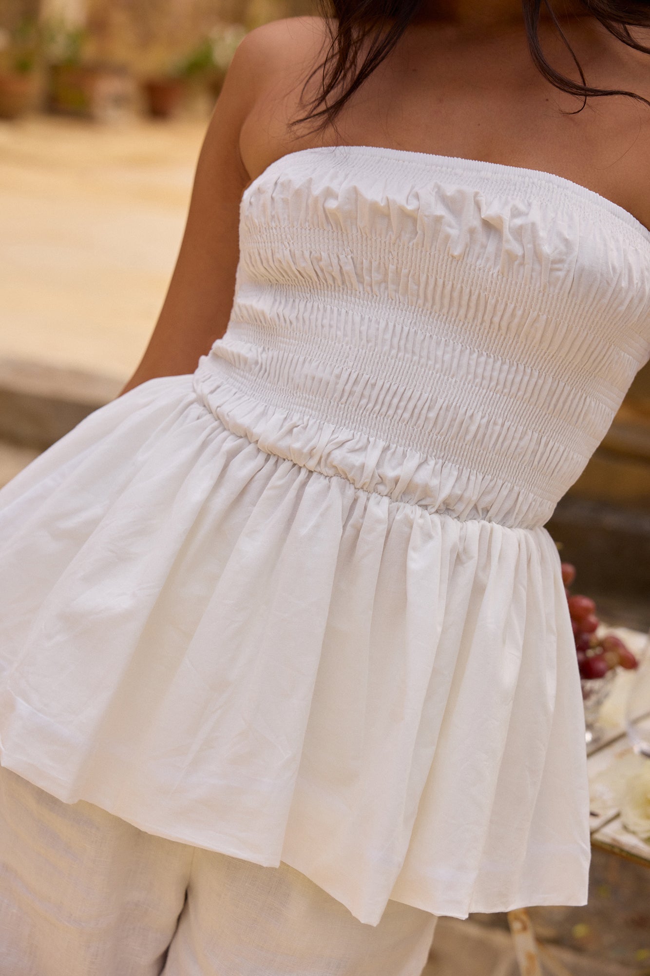 Aria Top White-Seaa Fashion