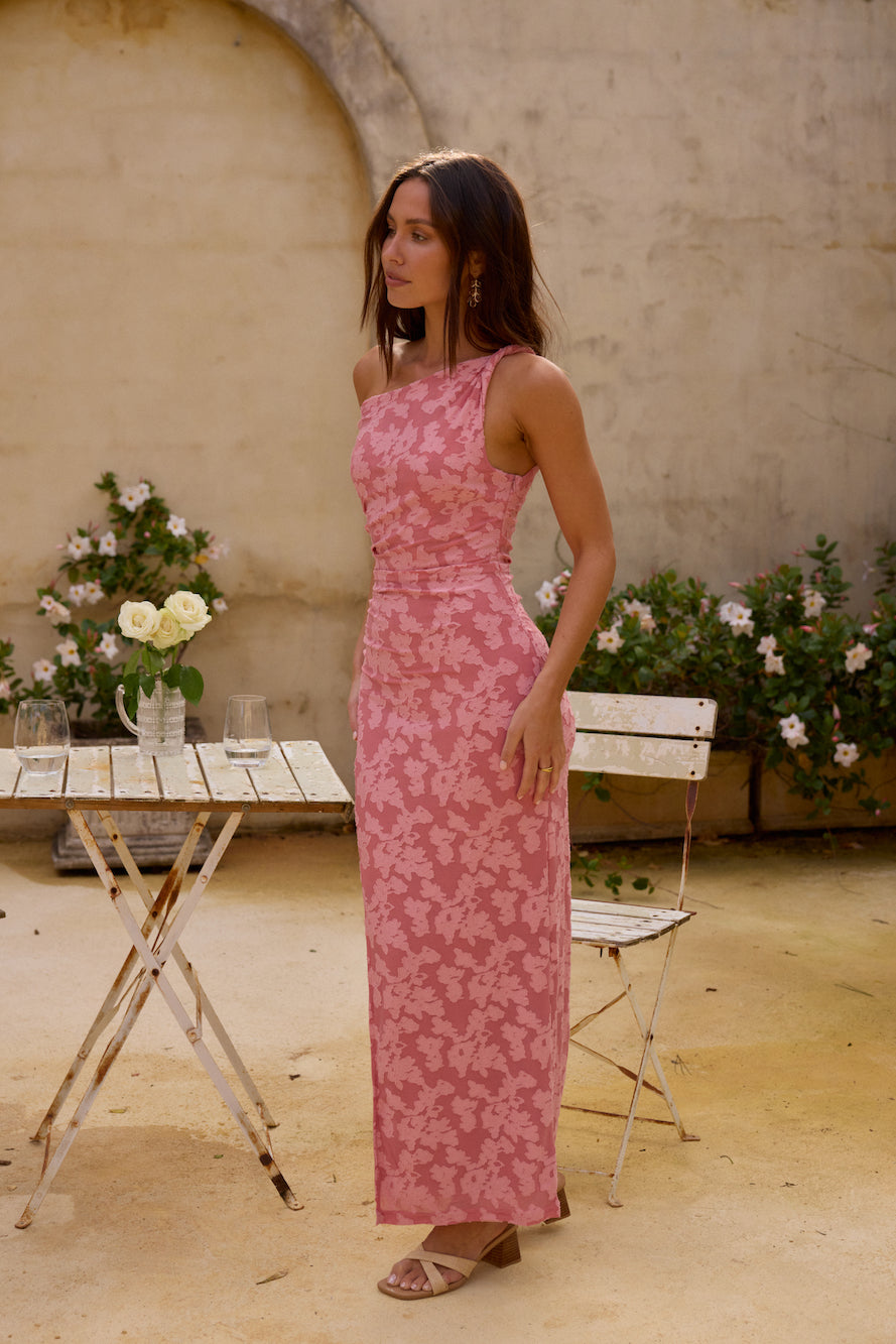 Breeze of Pink Maxi Dress Pink-Seaa Fashion