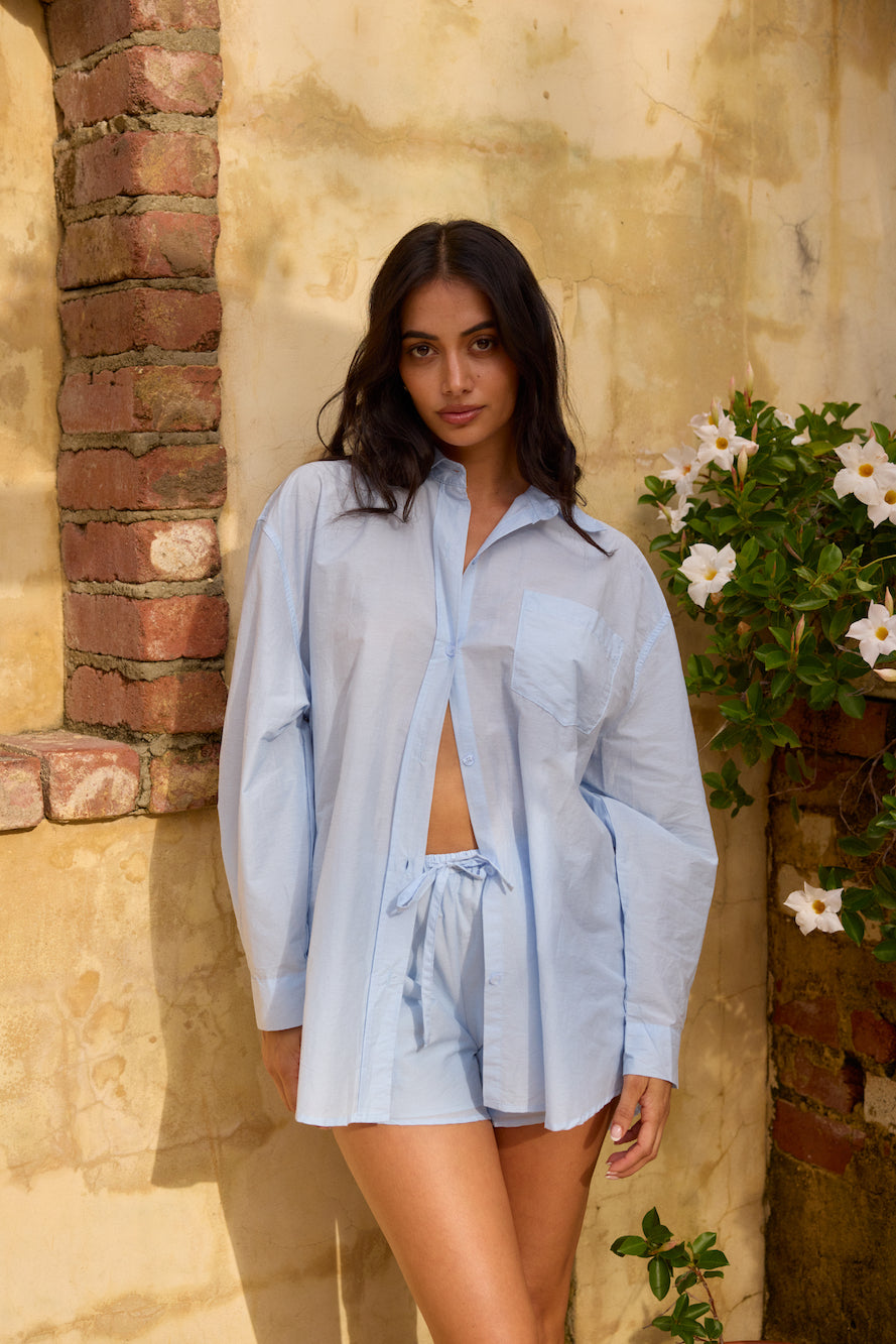 Sapphire Seas Shirt Blue-Seaa Fashion