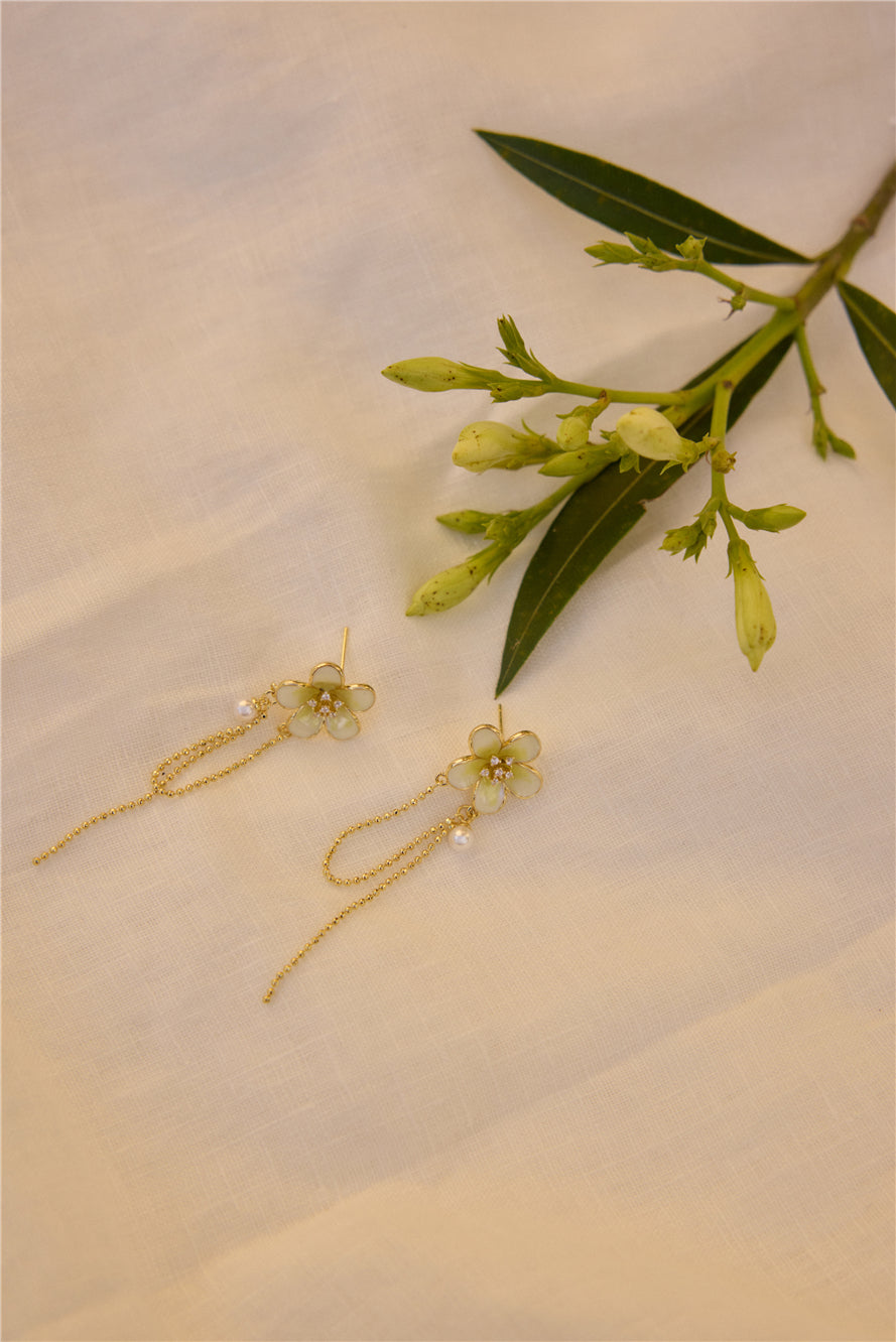 Garden of Whimsy Earrings Green-Seaa Fashion