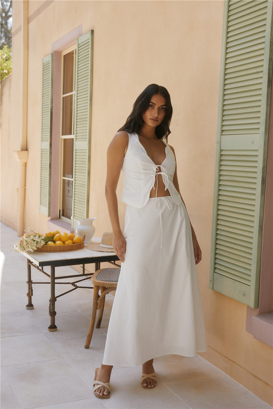 Blissful Bay Set White-Seaa Fashion
