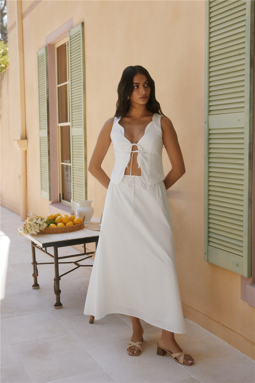 Blissful Bay Set White-Seaa Fashion