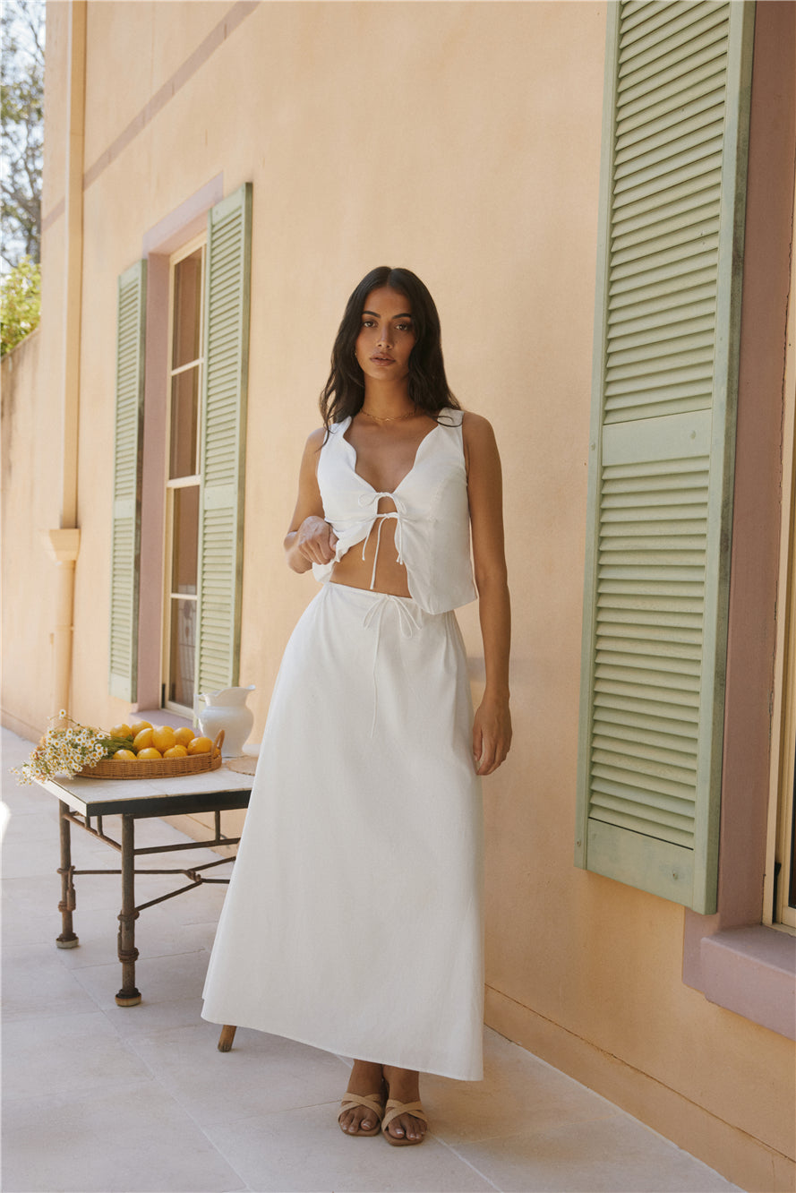 Blissful Bay Set White-Seaa Fashion