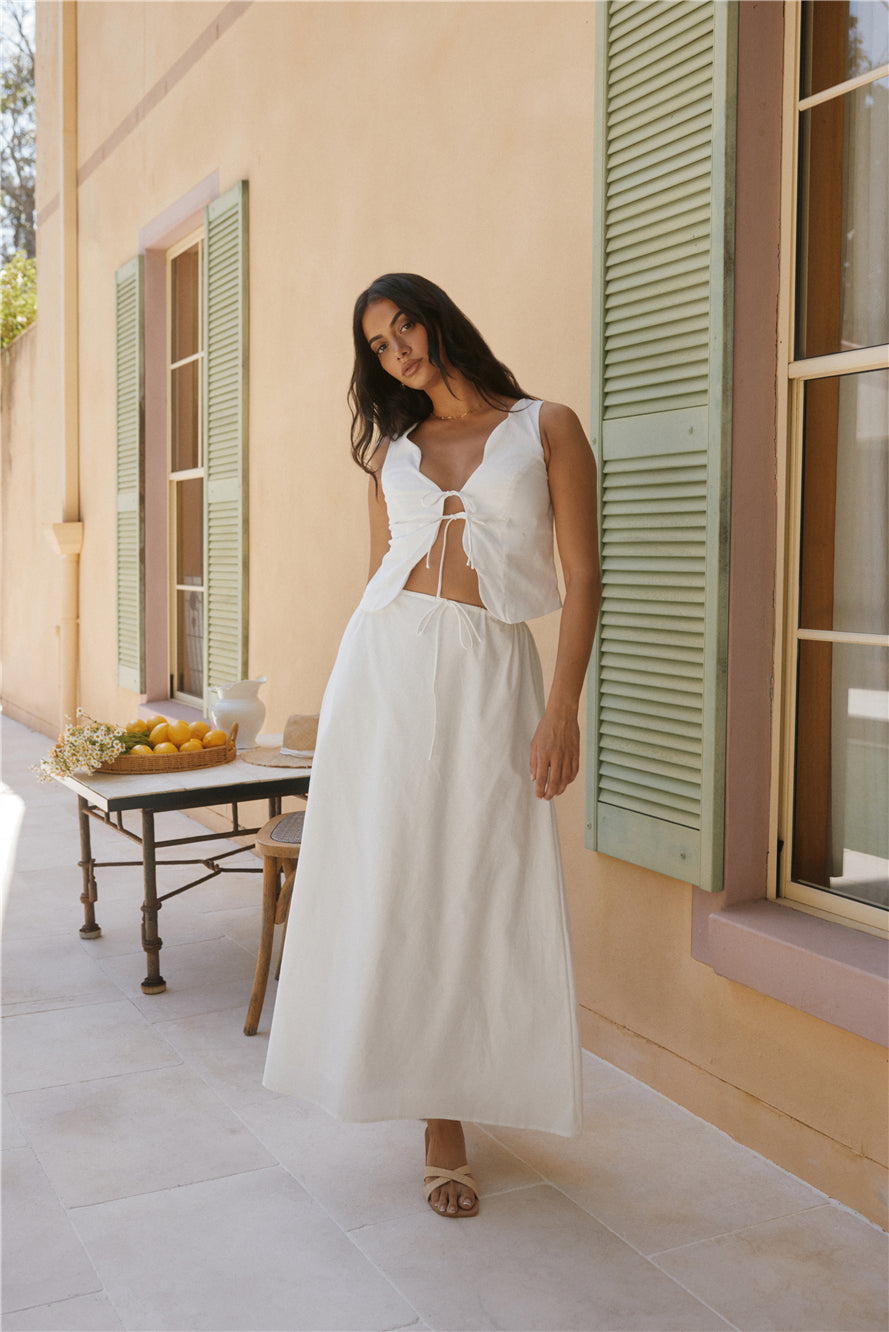 Blissful Bay Set White-Seaa Fashion
