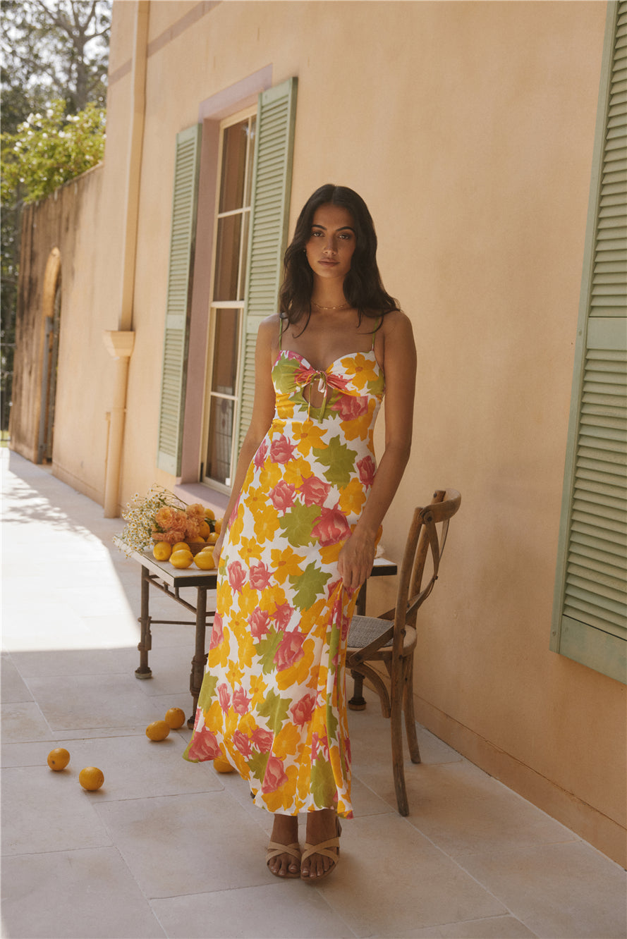 Warm Regards Maxi Dress Print-Seaa Fashion