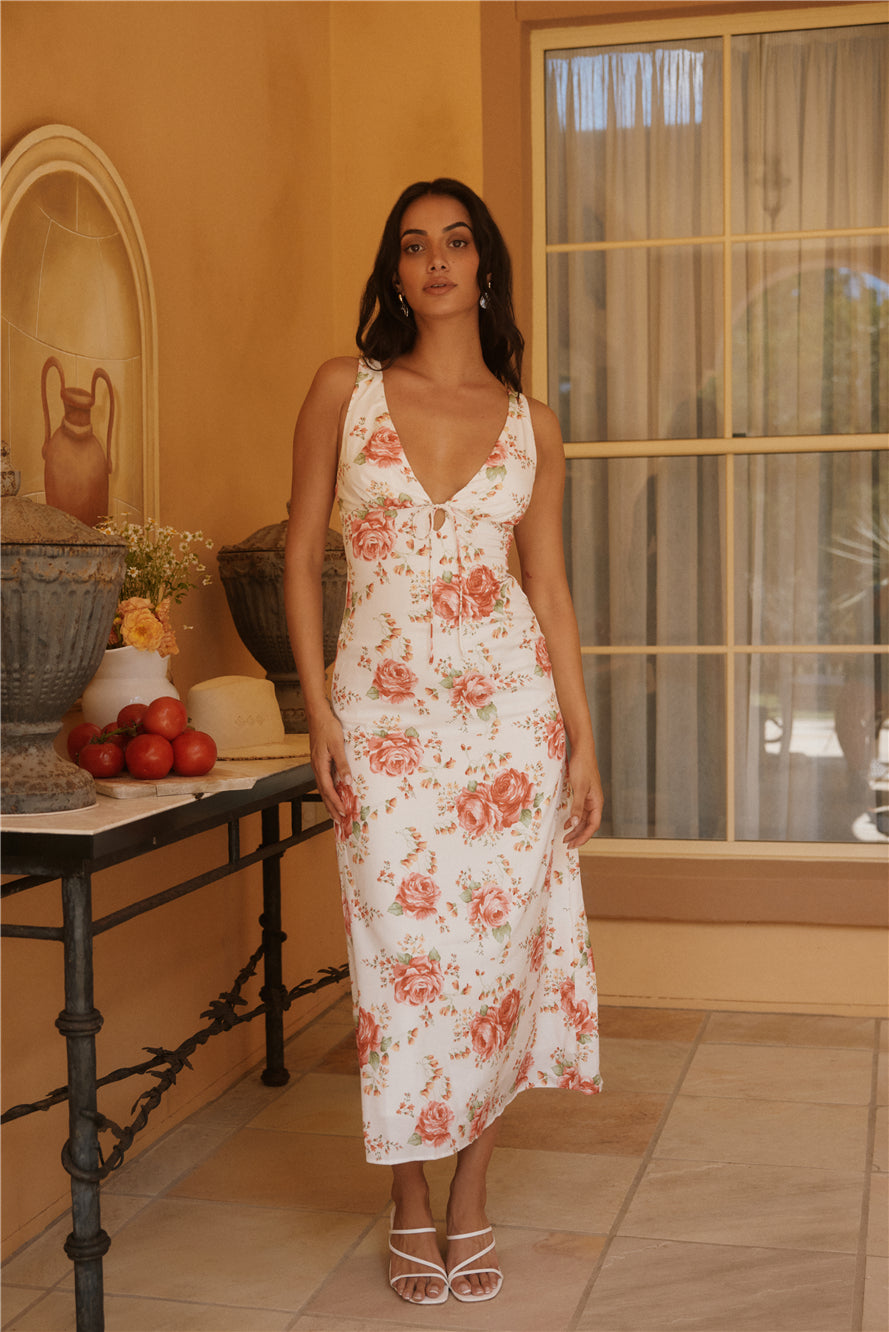 Fleeting Moments Floral Mini Dress Red-Seaa Fashion