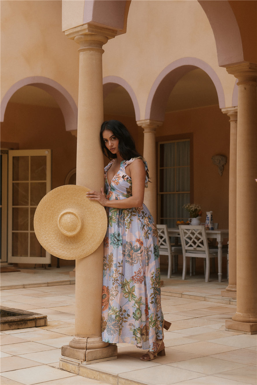 Tropical Bloom Maxi Dress  Floral-Seaa Fashion