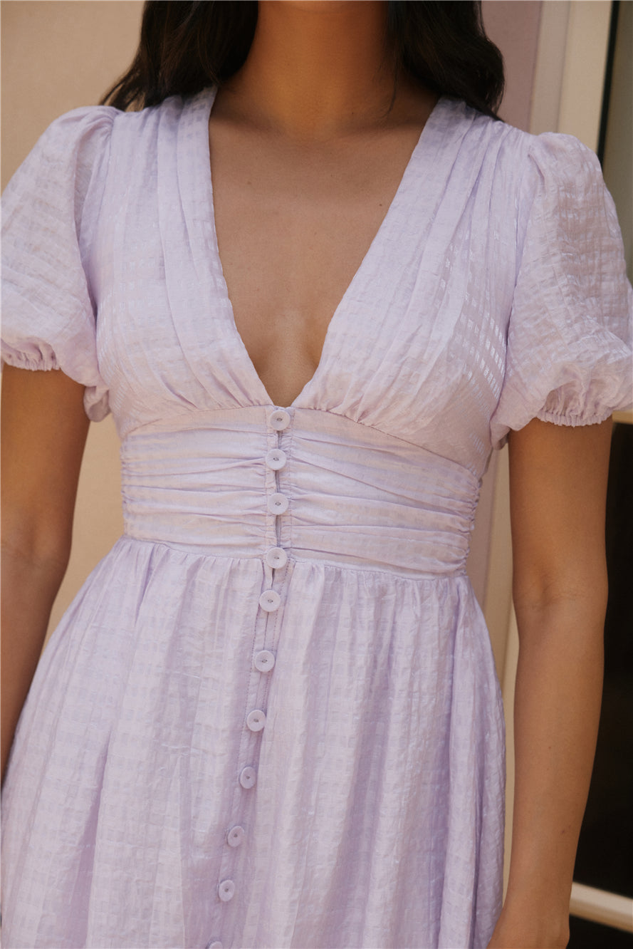 Busy Bee Maxi Dress Lilac-Seaa Fashion