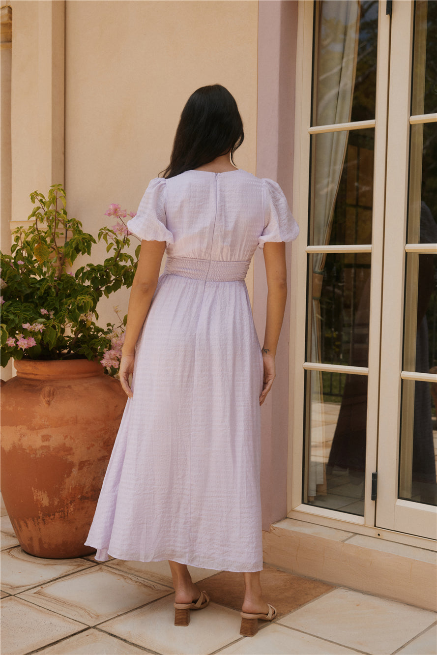 Busy Bee Maxi Dress Lilac-Seaa Fashion