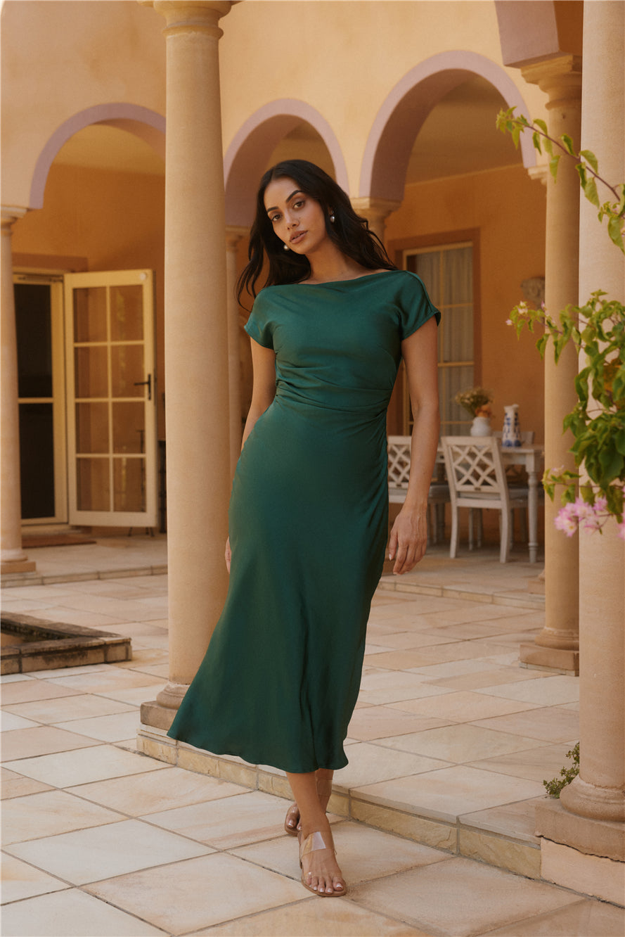 Sweet Serenity Midi Dress Green-Seaa Fashion