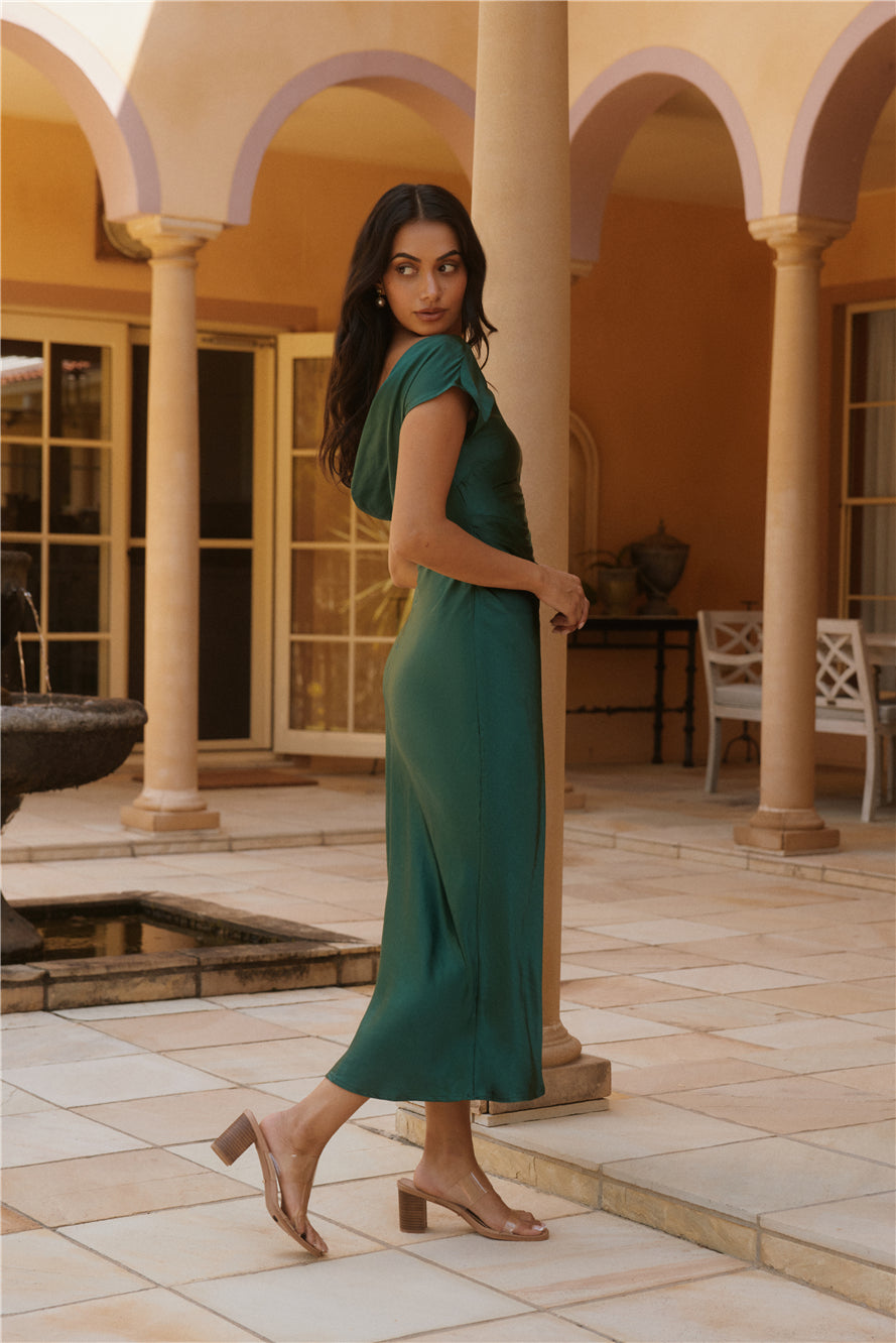 Sweet Serenity Midi Dress Green-Seaa Fashion