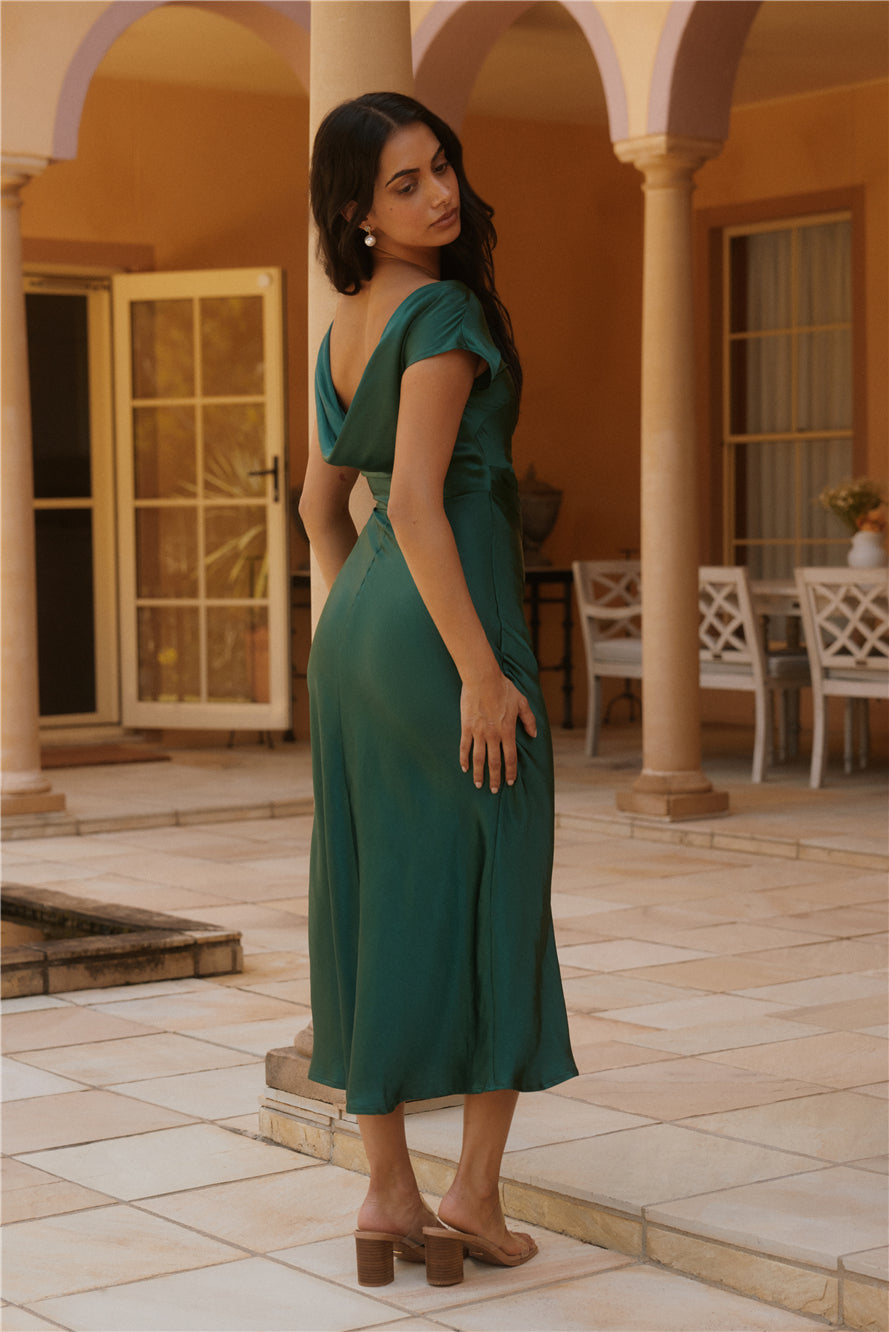 Sweet Serenity Midi Dress Green-Seaa Fashion