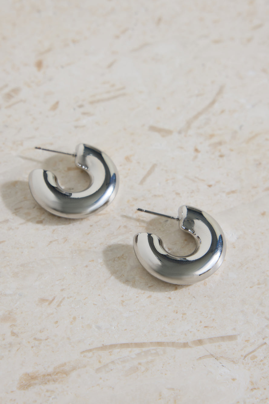 Moonlit Skies Earrings Silver-Seaa Fashion