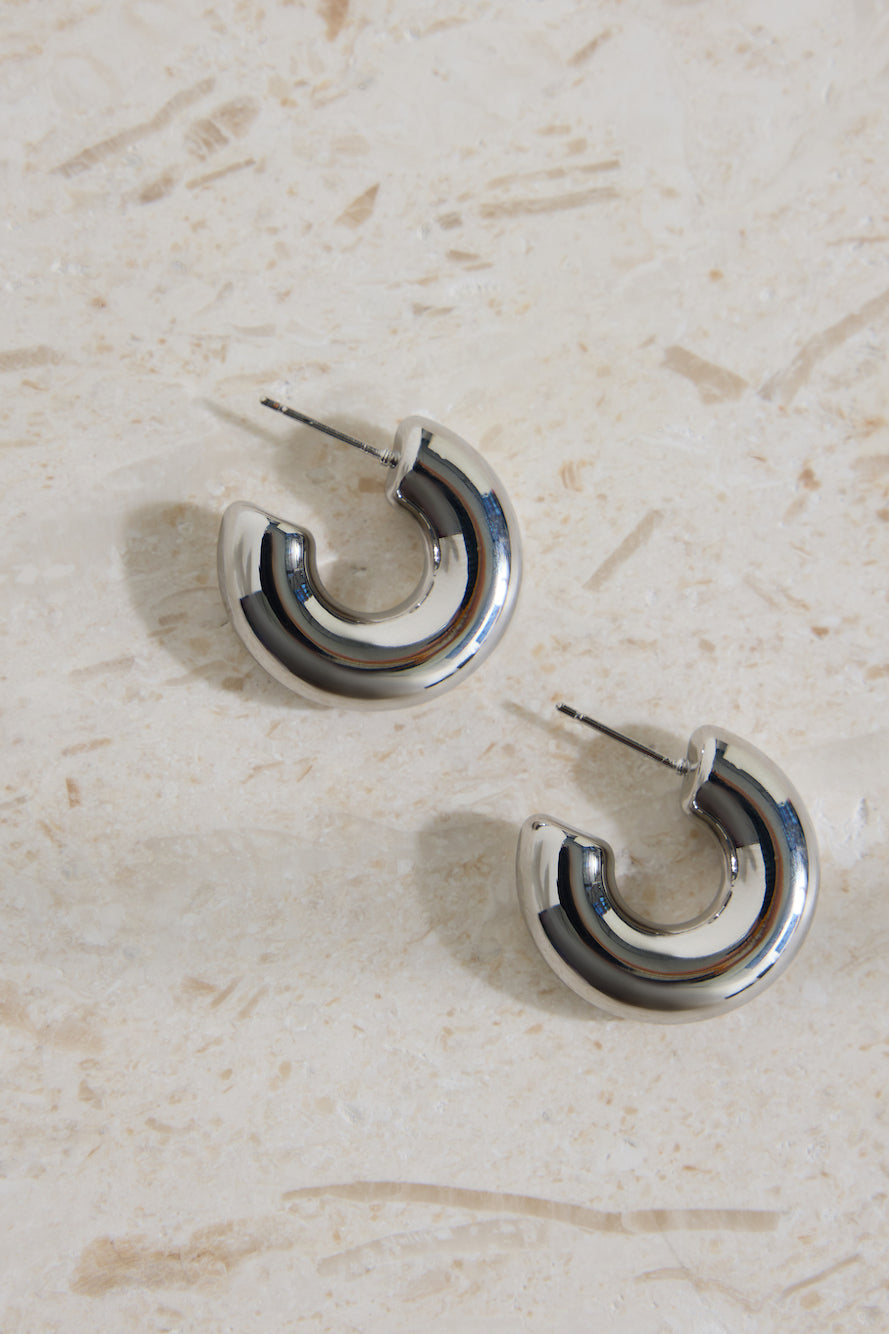 Moonlit Skies Earrings Silver-Seaa Fashion