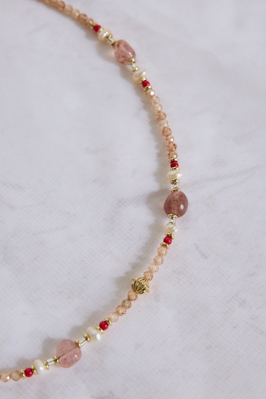 18K Gold plated For The Ride Necklace Gold-Seaa Fashion