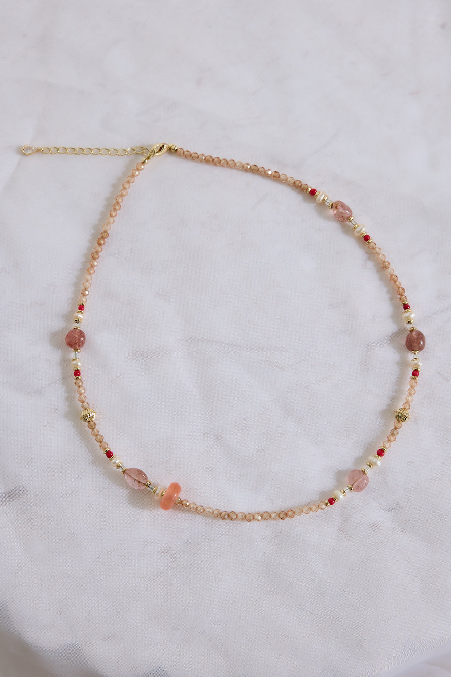 18K Gold plated For The Ride Necklace Gold-Seaa Fashion