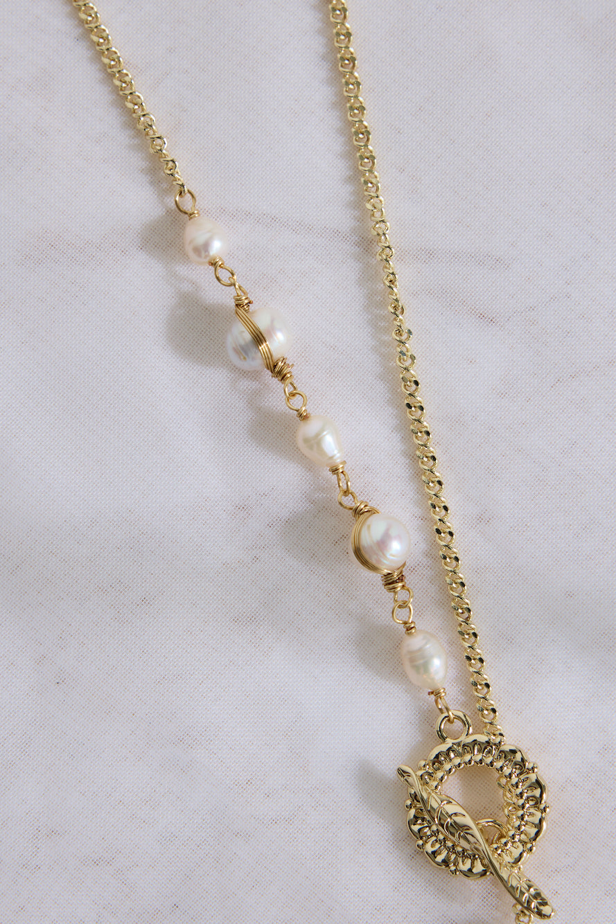 18K Gold Plated Most Divine Necklace Gold-Seaa Fashion