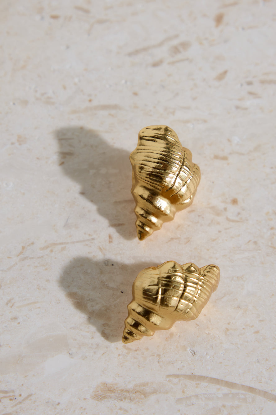 18K Gold Plated Find Your Shell Earrings-Seaa Fashion