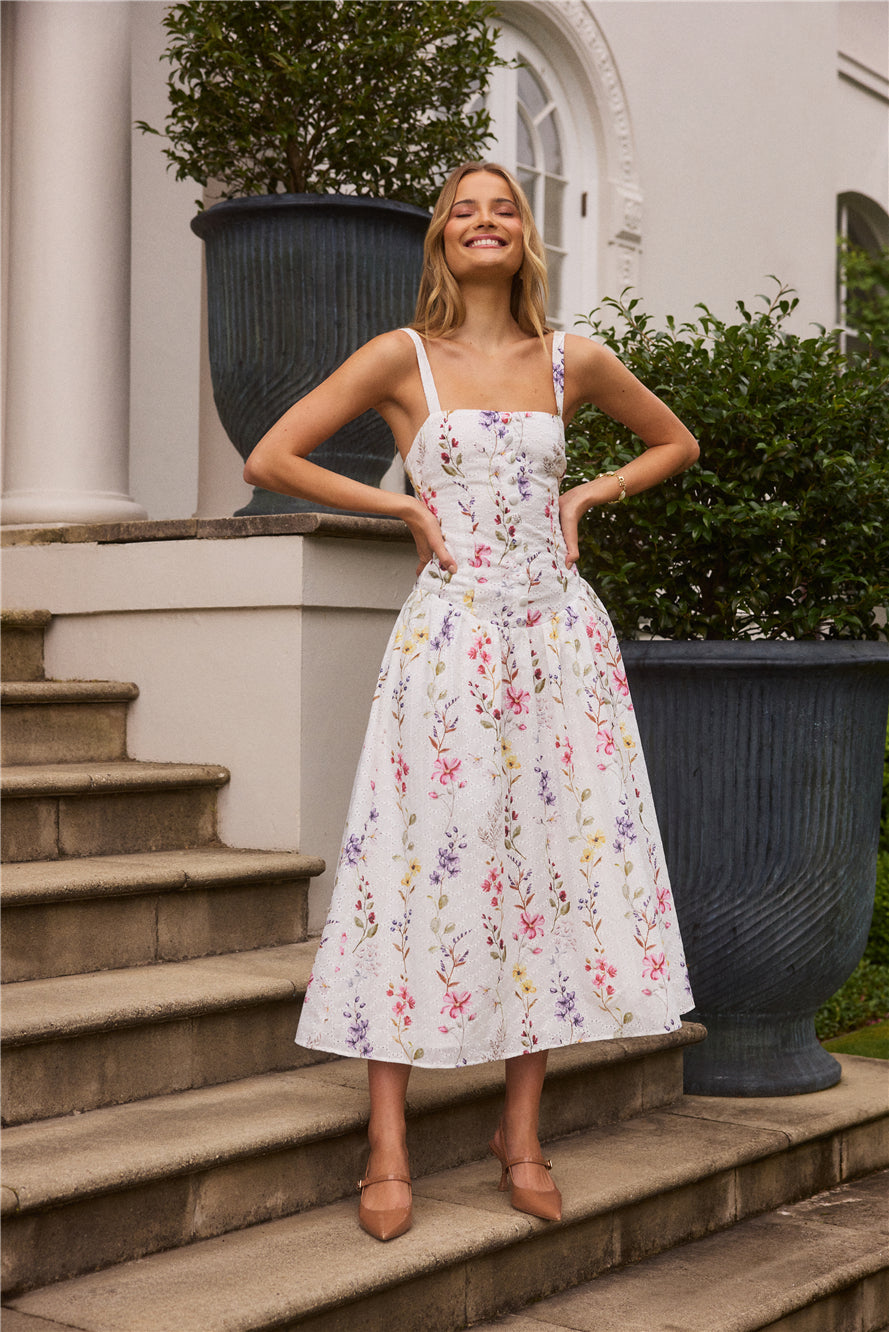 Whimsical Charm Maxi Dress Print-Seaa Fashion