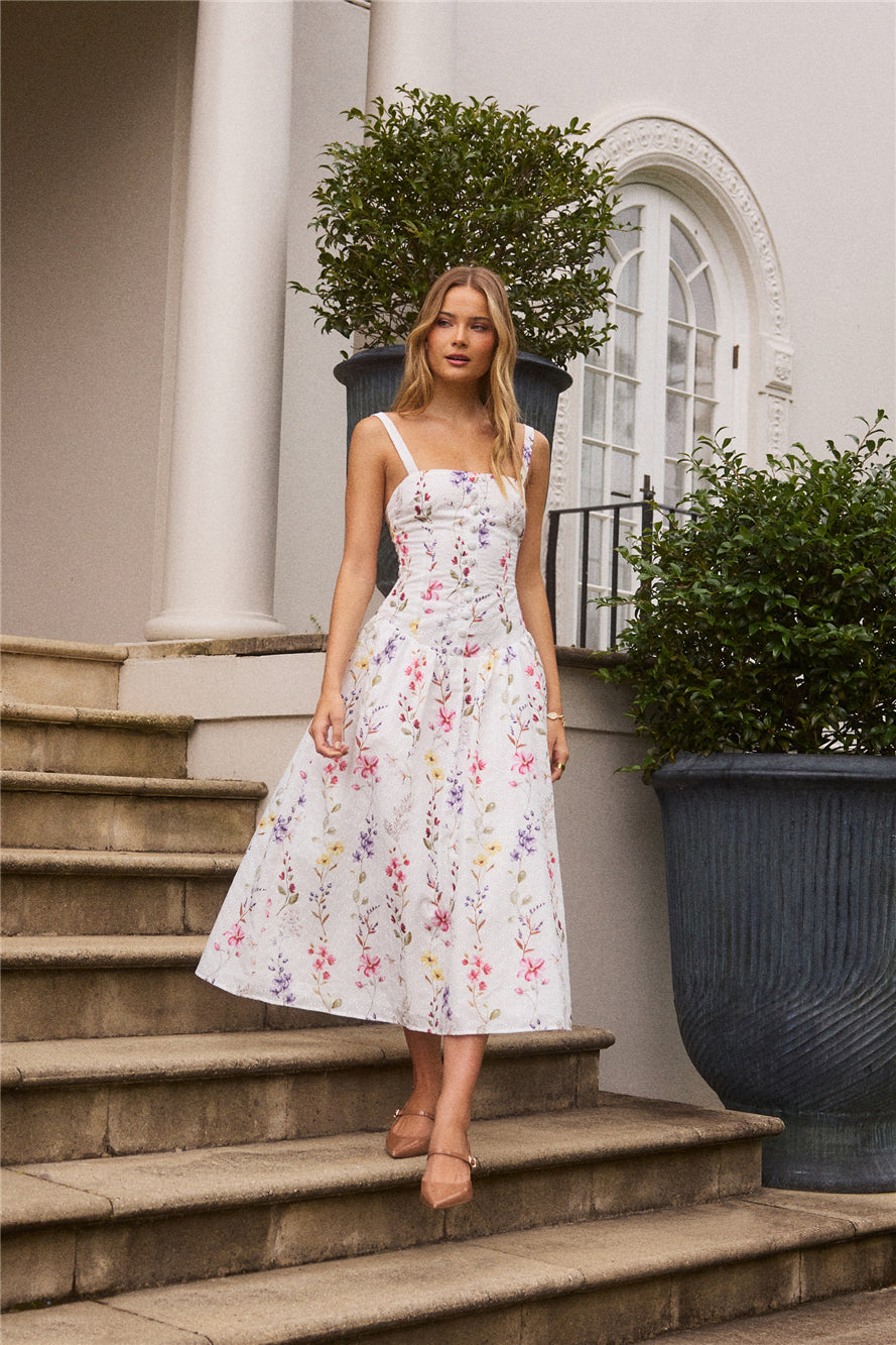 Whimsical Charm Maxi Dress Print-Seaa Fashion