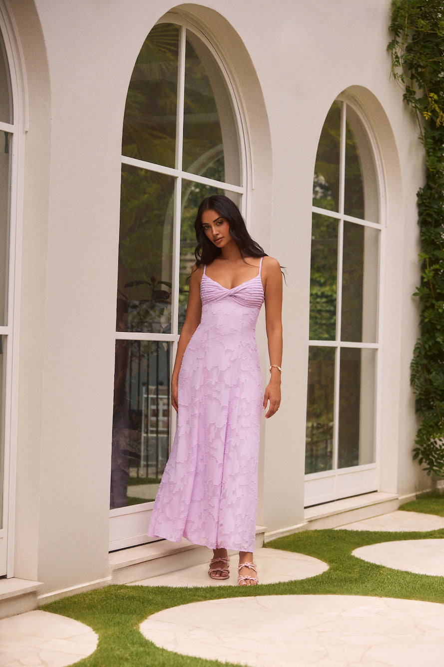 Habita Maxi Dress Lilac-Seaa Fashion