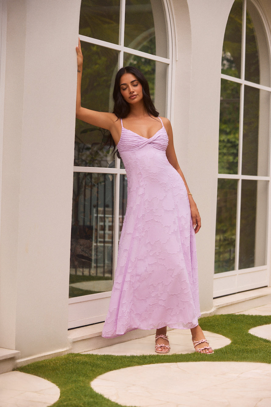 Habita Maxi Dress Lilac-Seaa Fashion