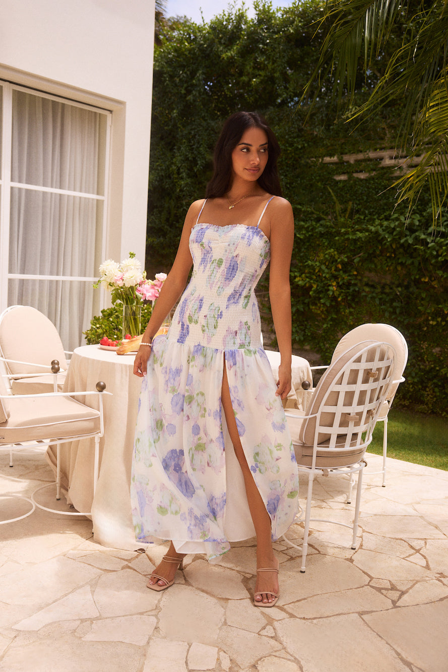 Beautiful Aura Maxi Dress Purple-Seaa Fashion