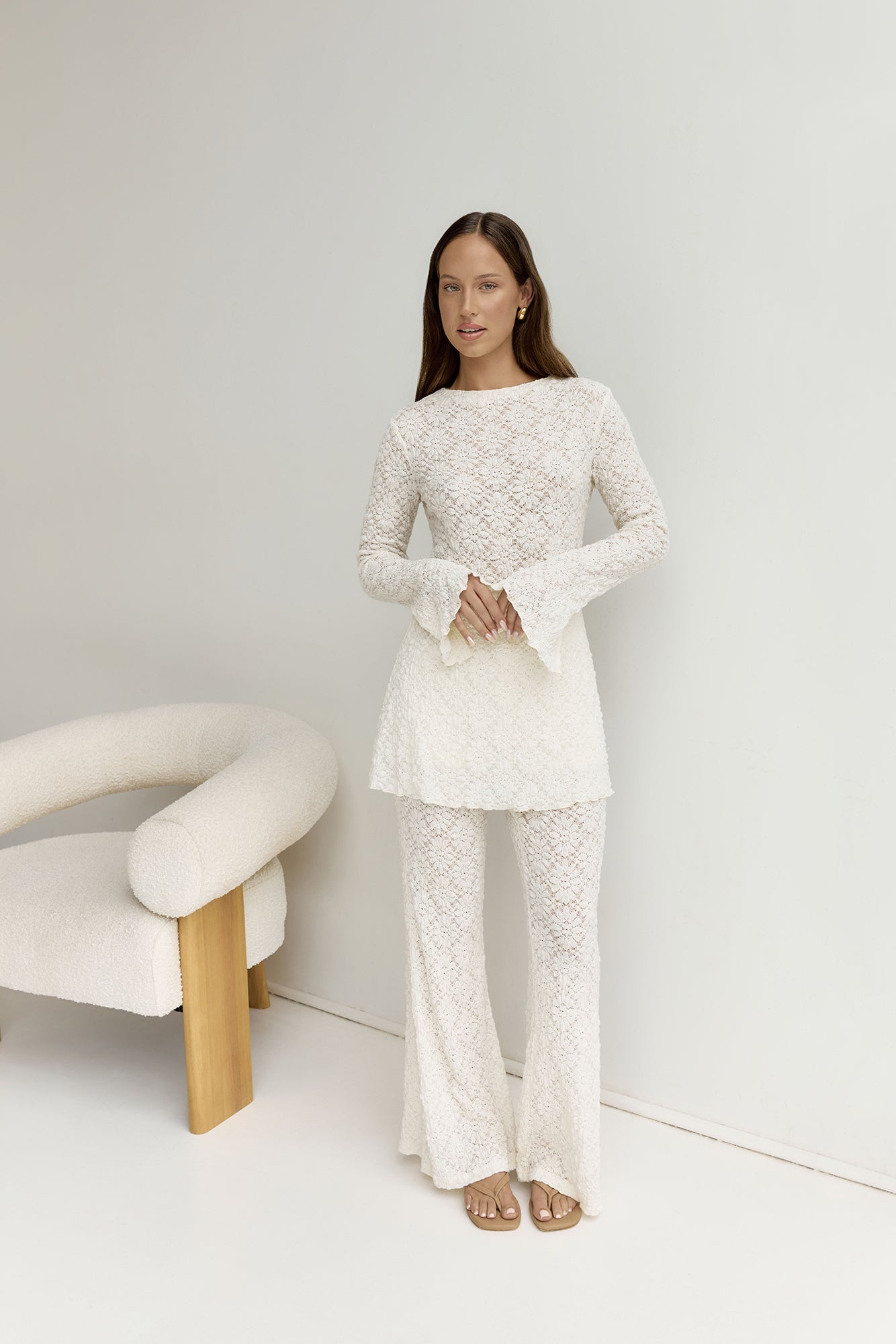 Wander With Me Set White-Seaa Fashion