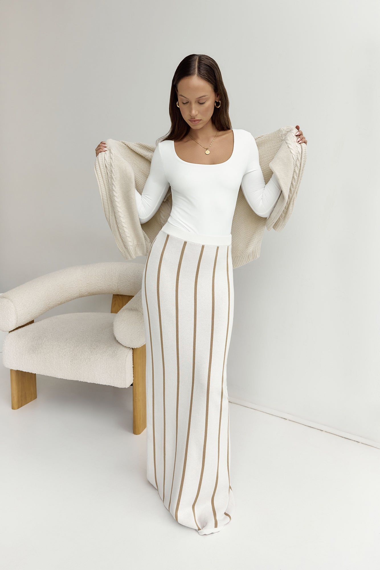 BASE Second Skin Long Sleeve Bodysuit White-Seaa Fashion