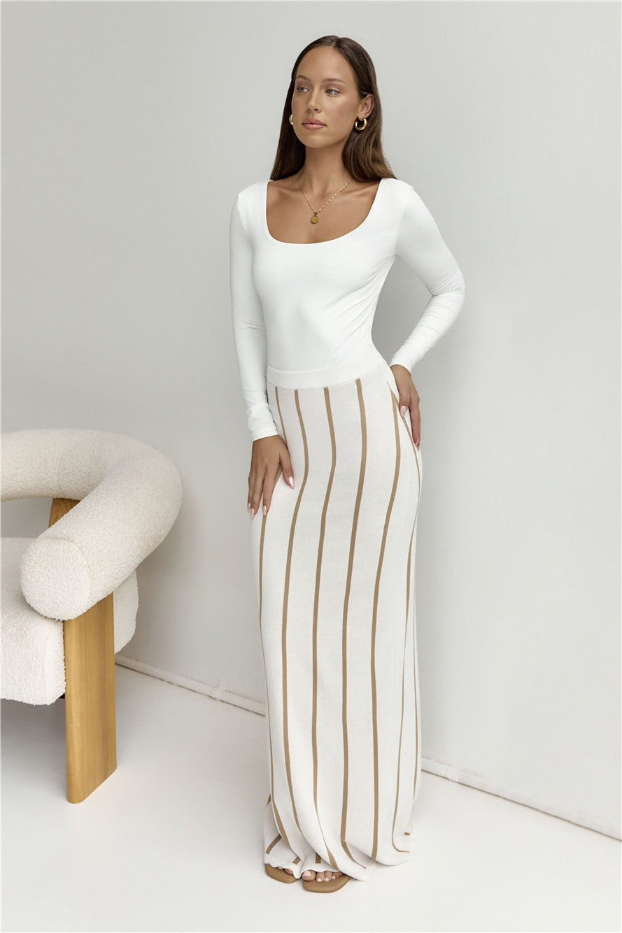 BASE Second Skin Long Sleeve Bodysuit White-Seaa Fashion