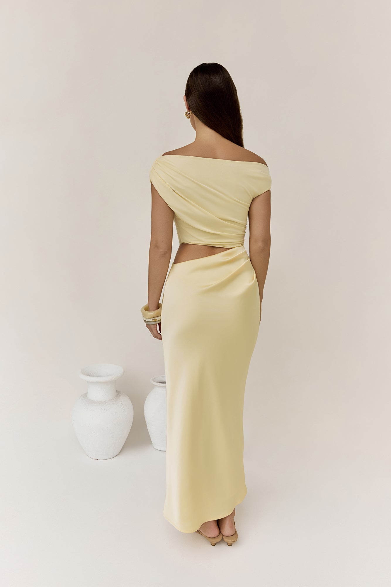 Carmellia Maxi Dress Yellow-Seaa Fashion