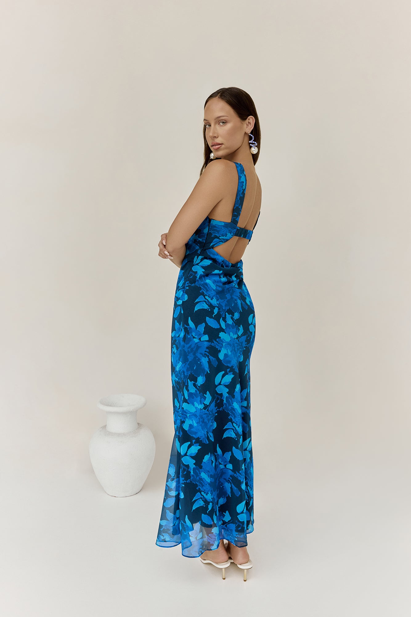 Just Landed Looks Maxi Dress Blue-Seaa Fashion