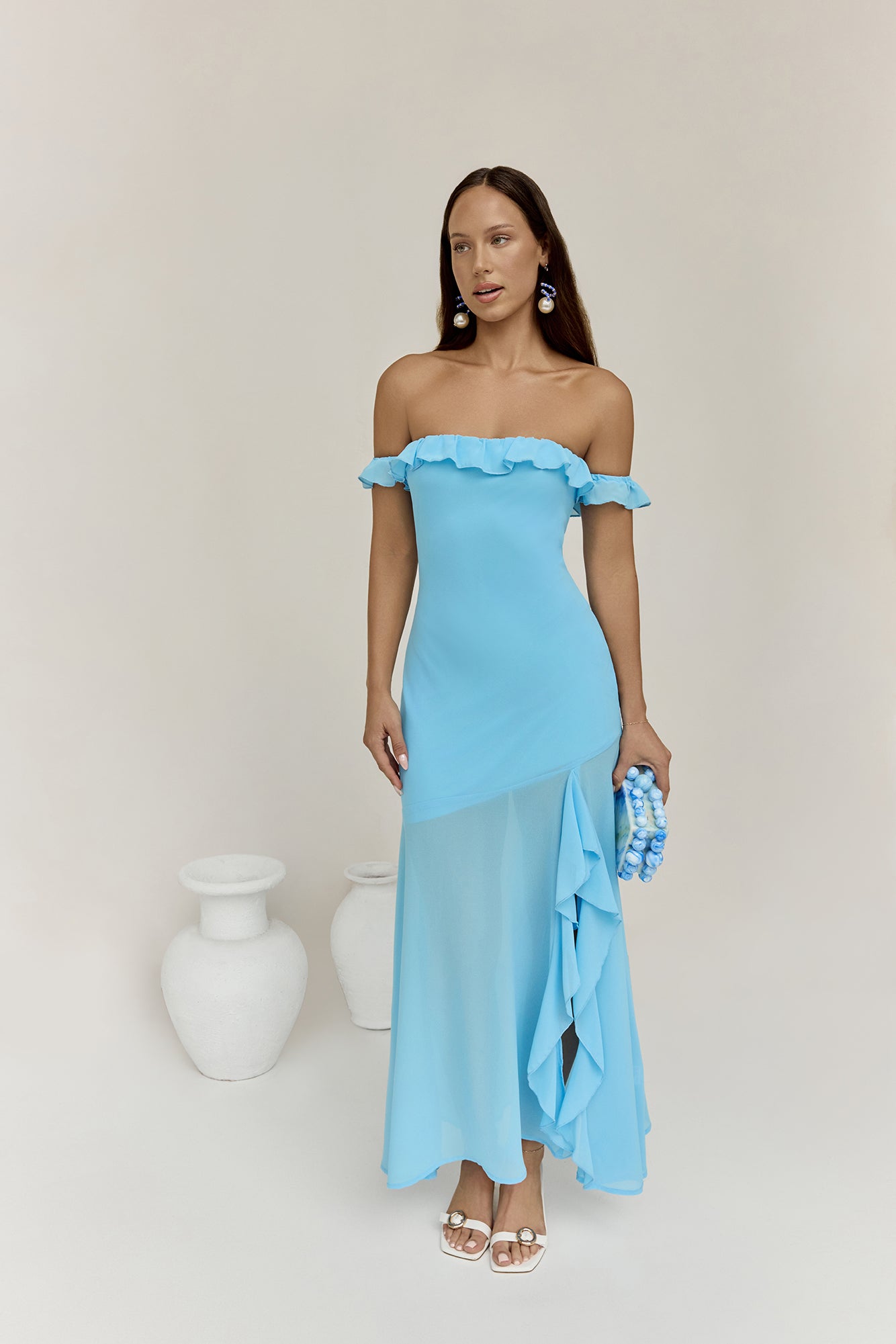 Chasing Waves Maxi Dress Blue-Seaa Fashion