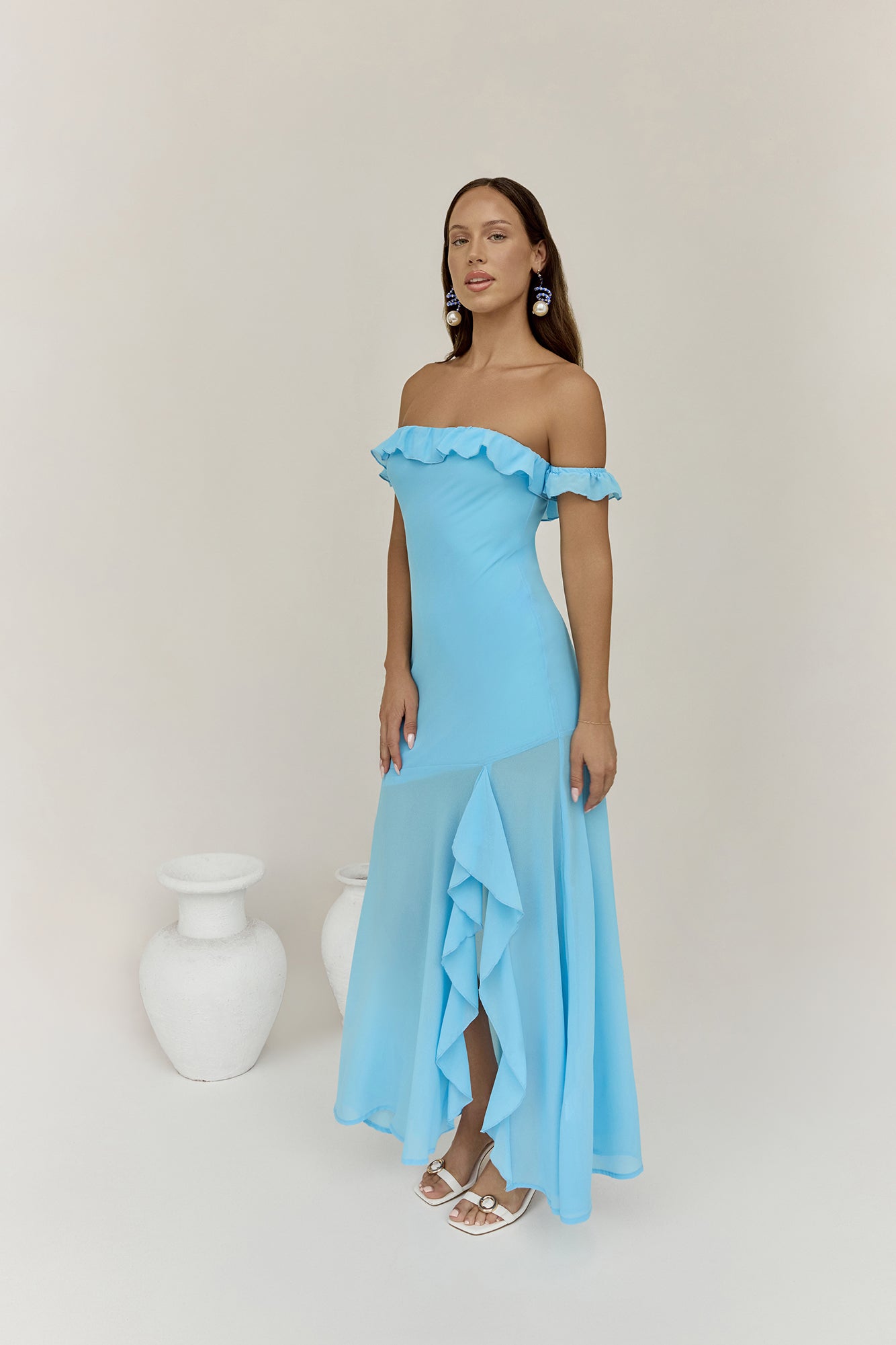Chasing Waves Maxi Dress Blue-Seaa Fashion