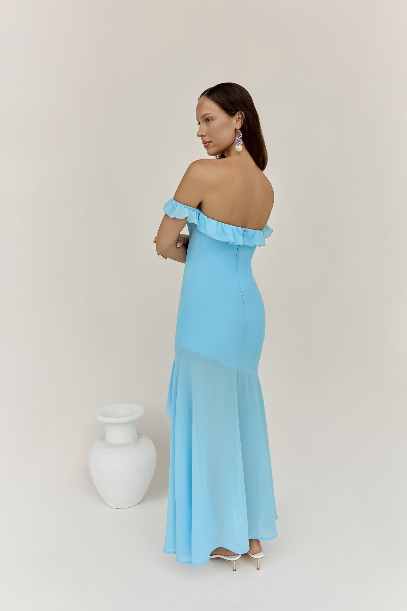 Chasing Waves Maxi Dress Blue-Seaa Fashion